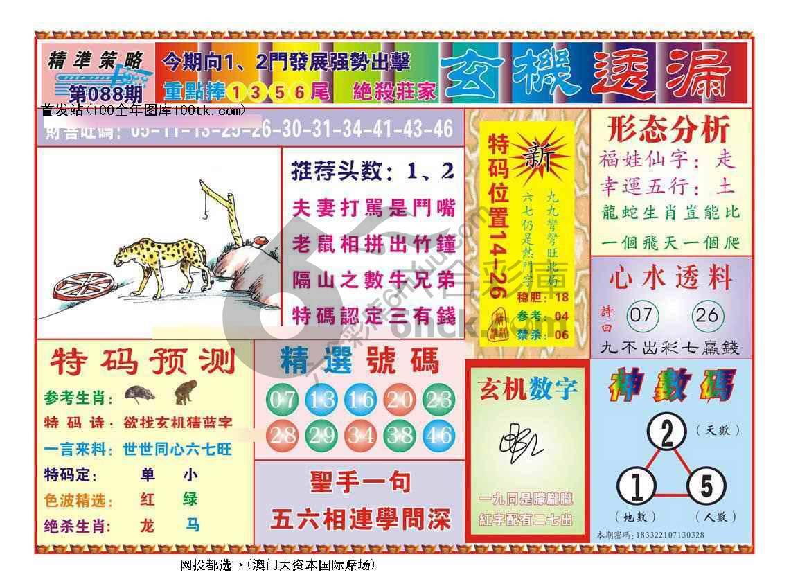 玄机透漏