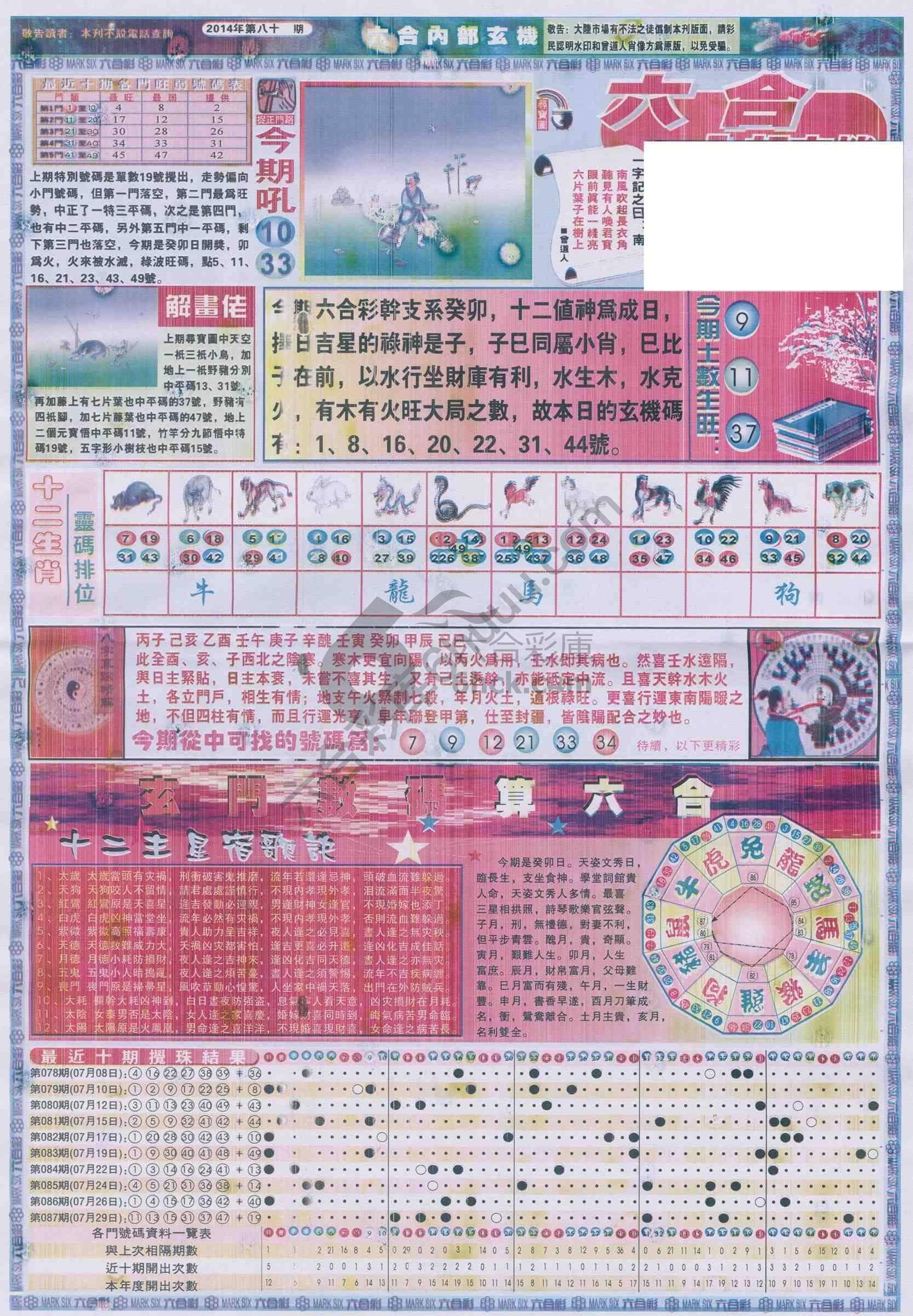 六合内部玄机