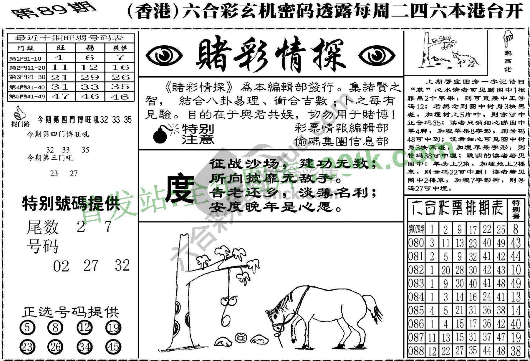 赌彩情探