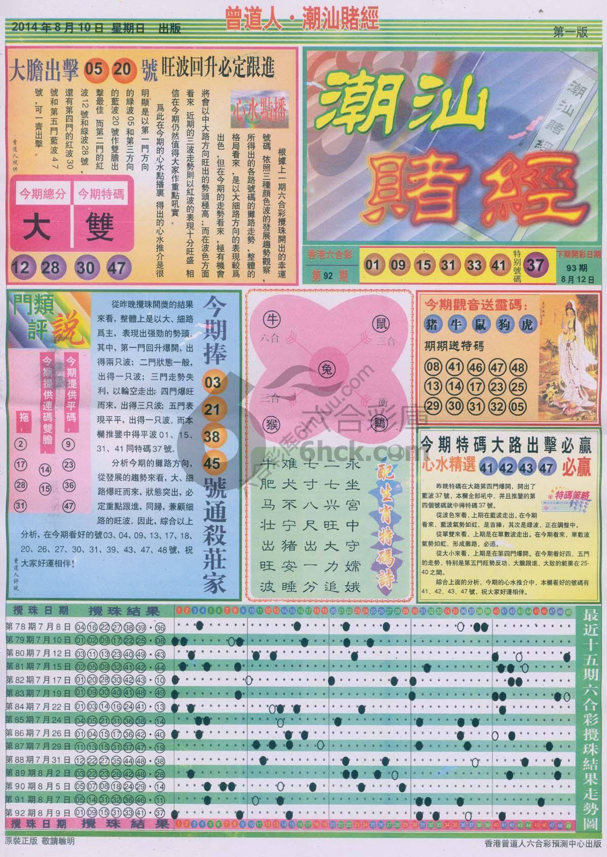 曾道人潮汕赌经