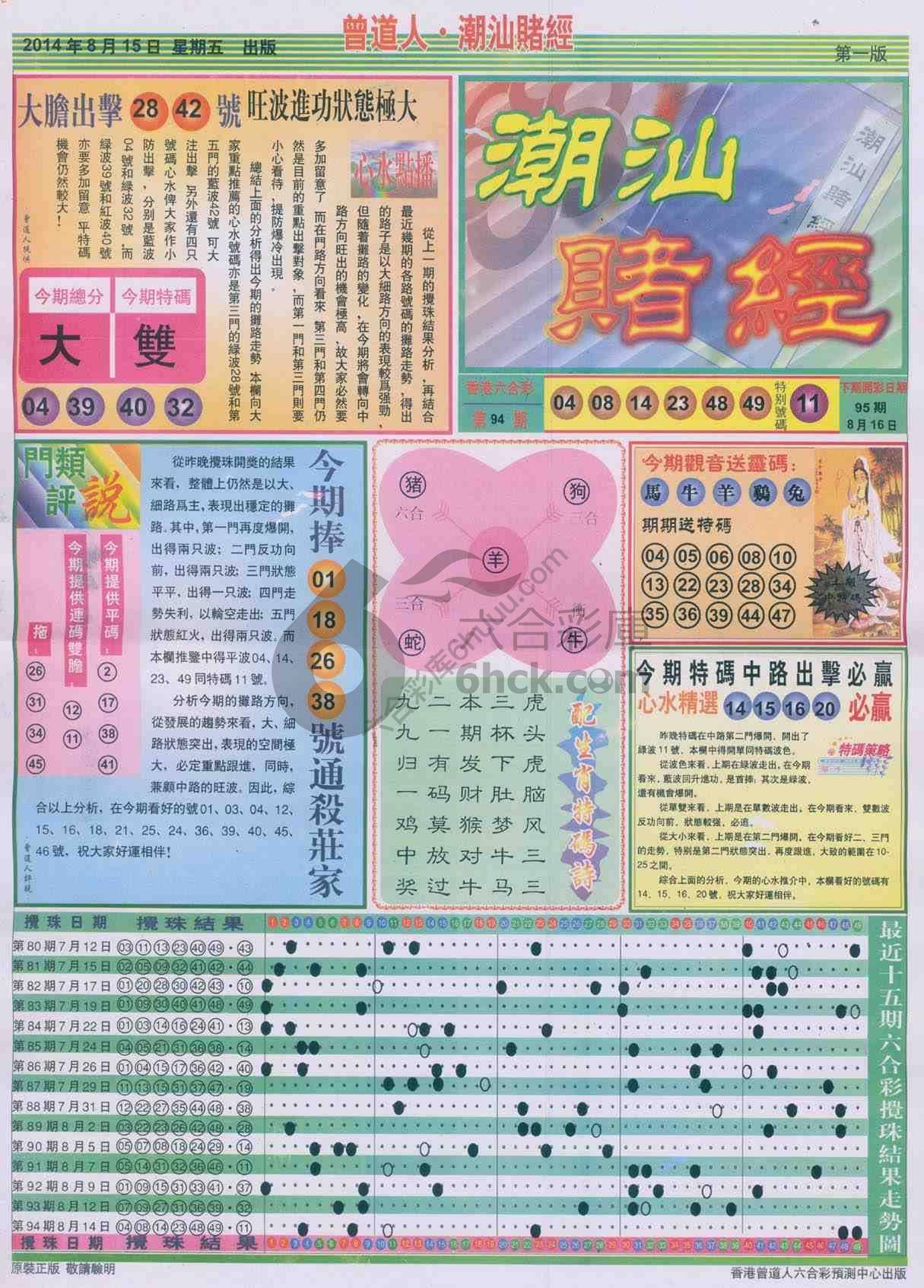 曾道人潮汕赌经