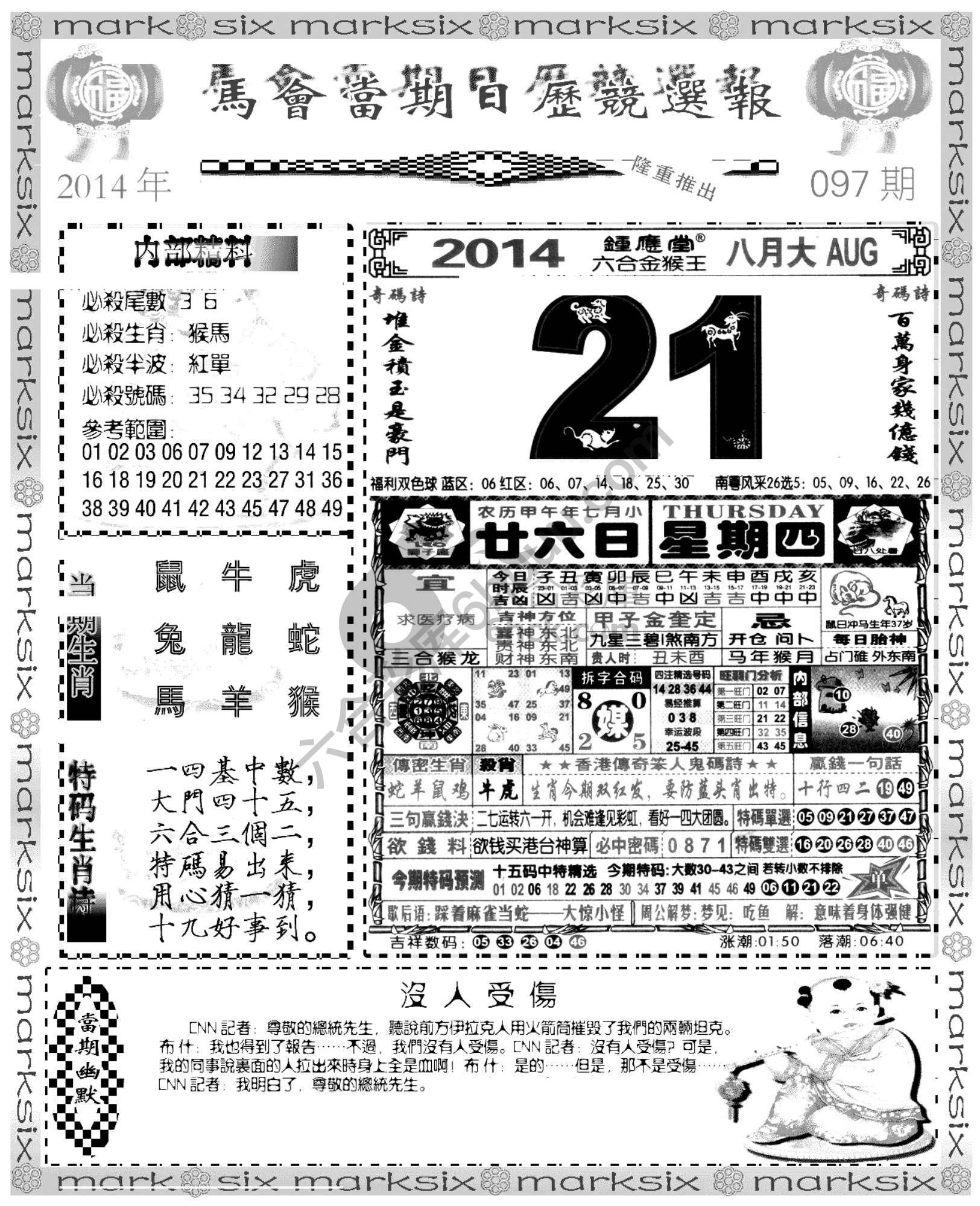 当天报