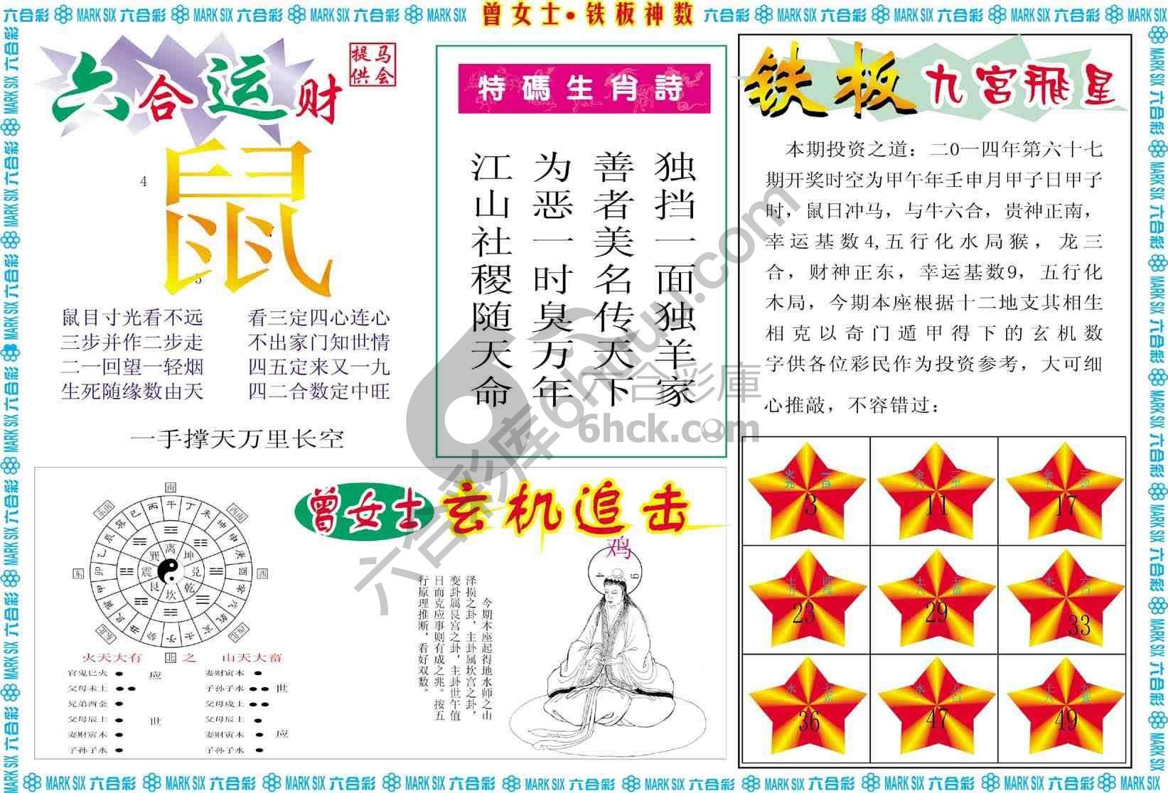 曾女士铁板神数