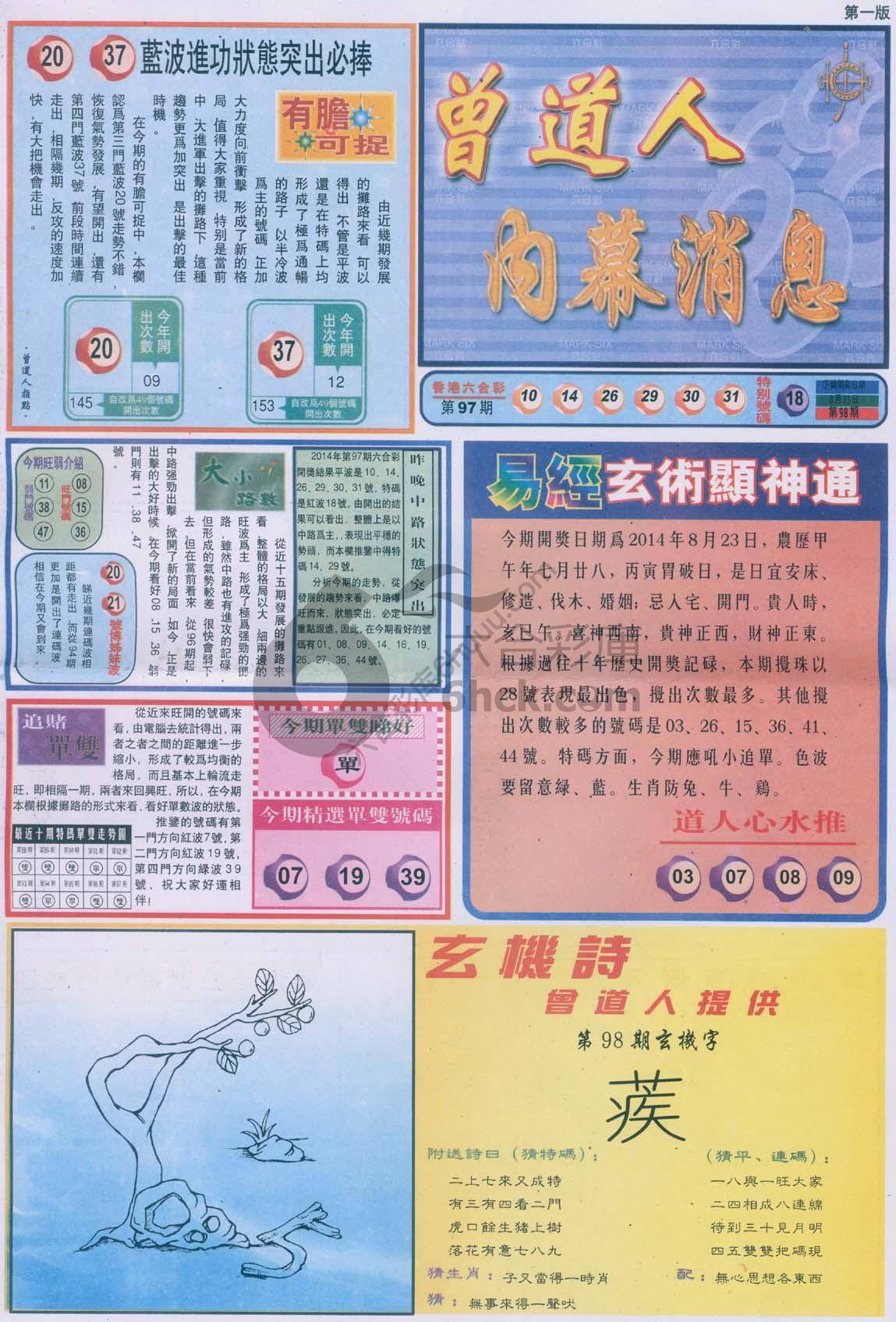 曾道人内幕消息