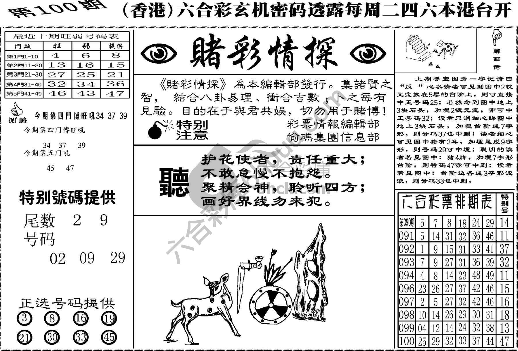 赌彩情探