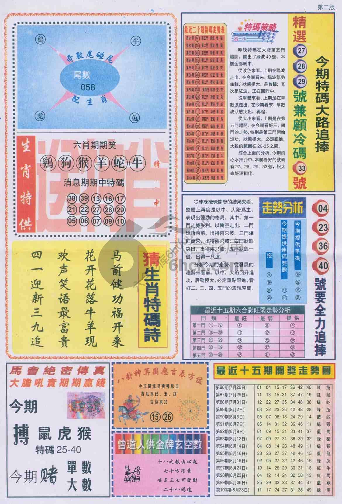 曾道人内幕消息