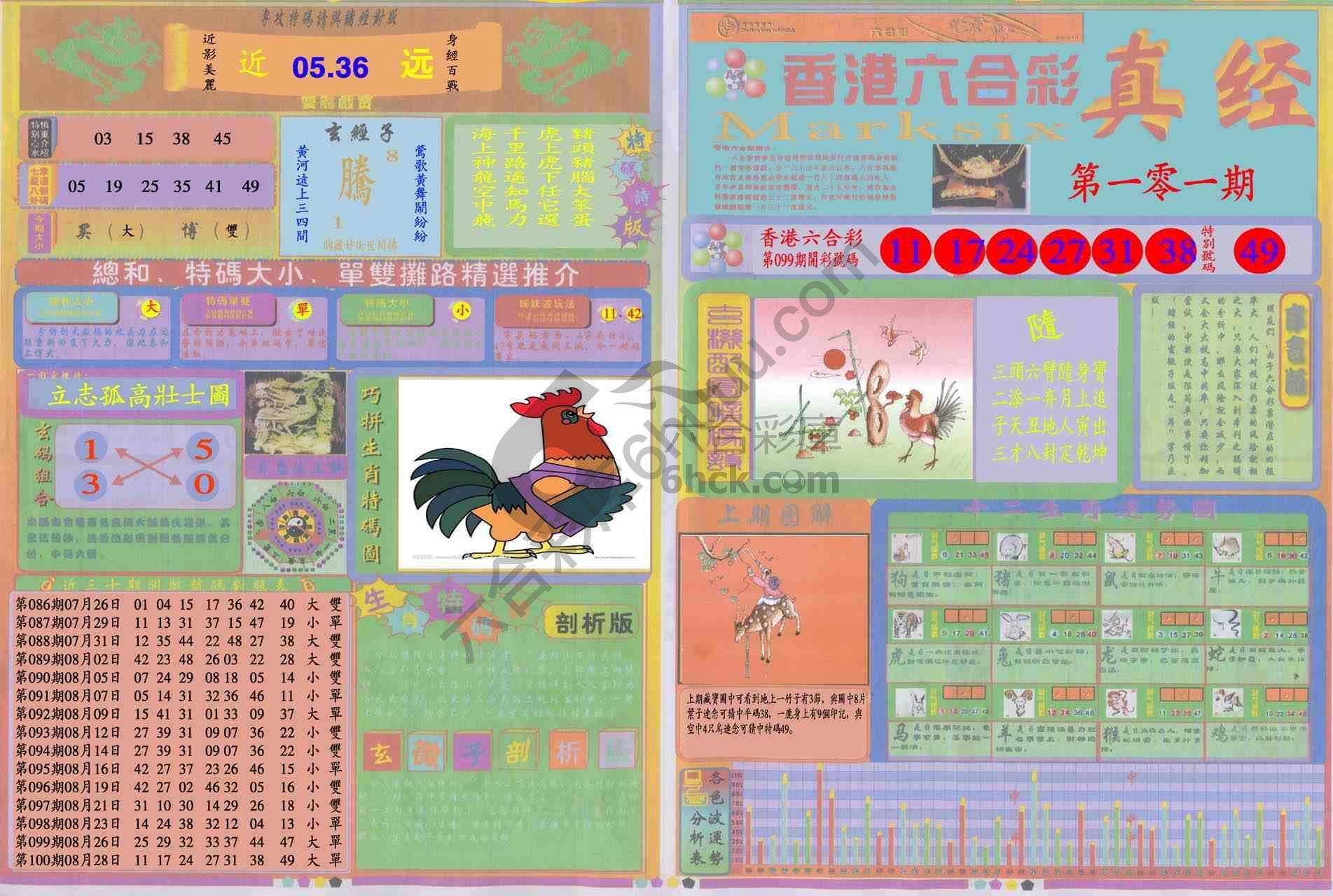 香港六合彩真经