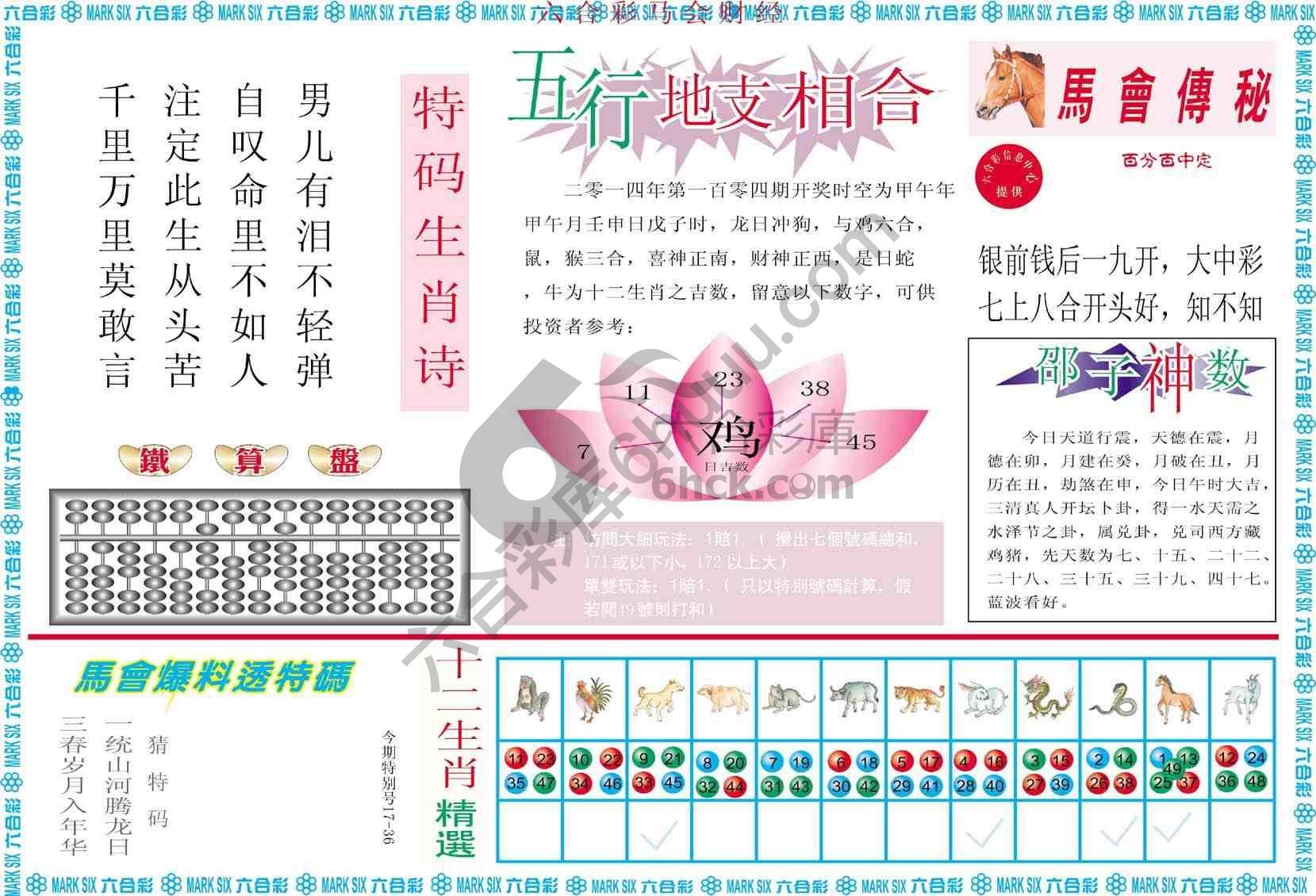 六合彩马会财经