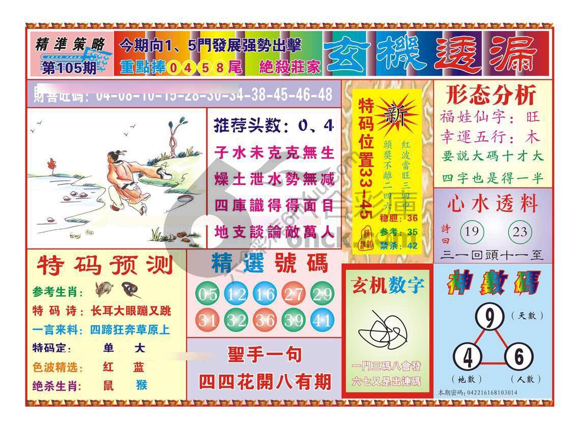 玄机透漏