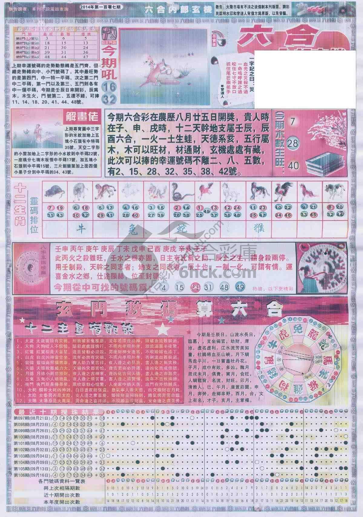 六合内部玄机