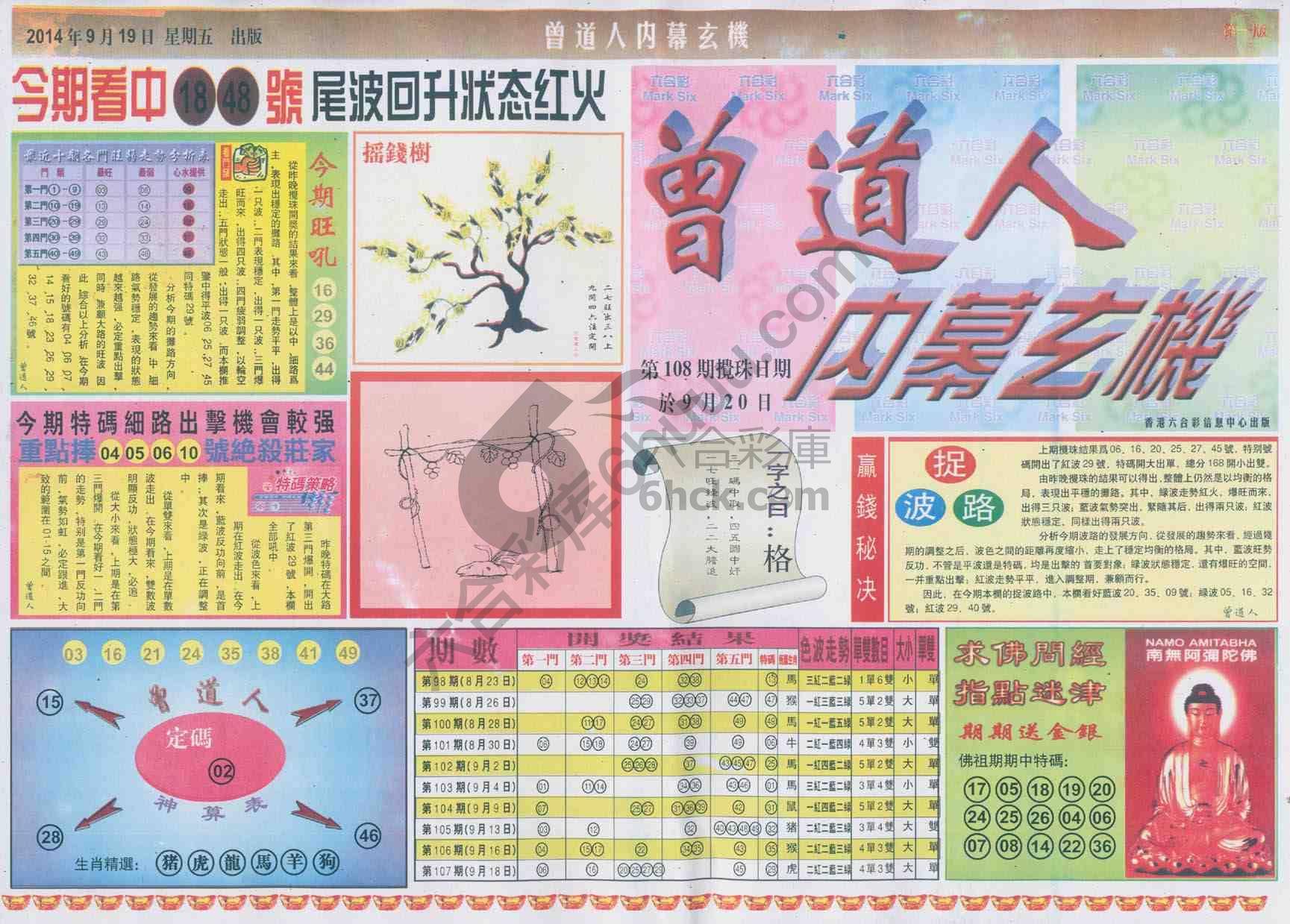 曾道人内幕玄机