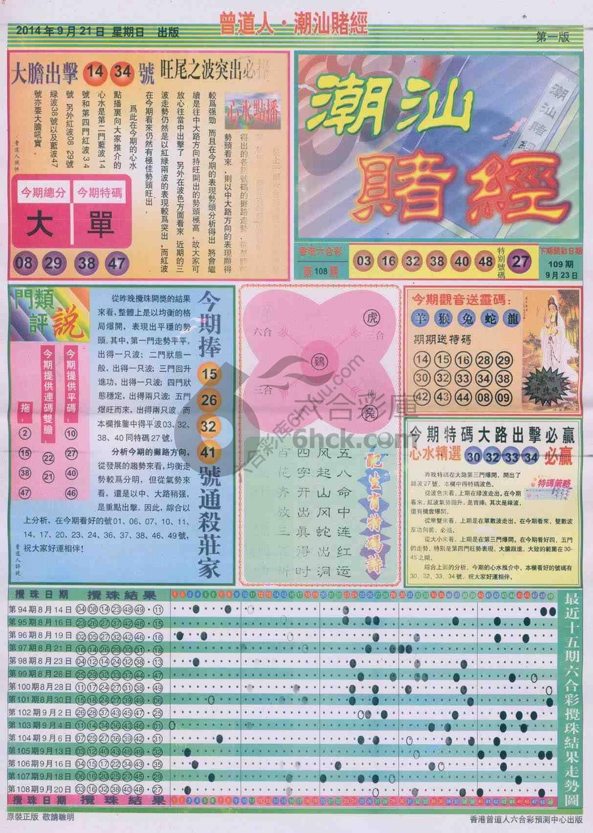 曾道人潮汕赌经