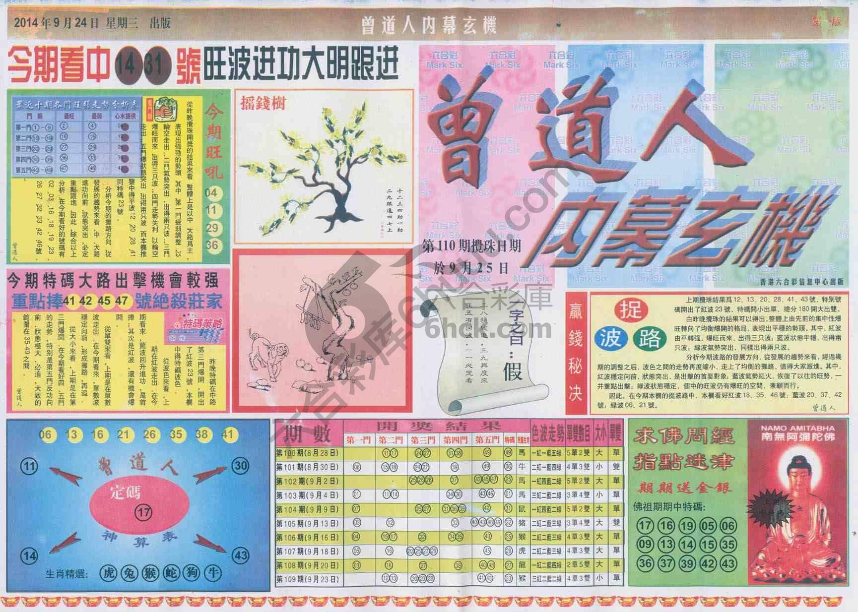 曾道人内幕玄机