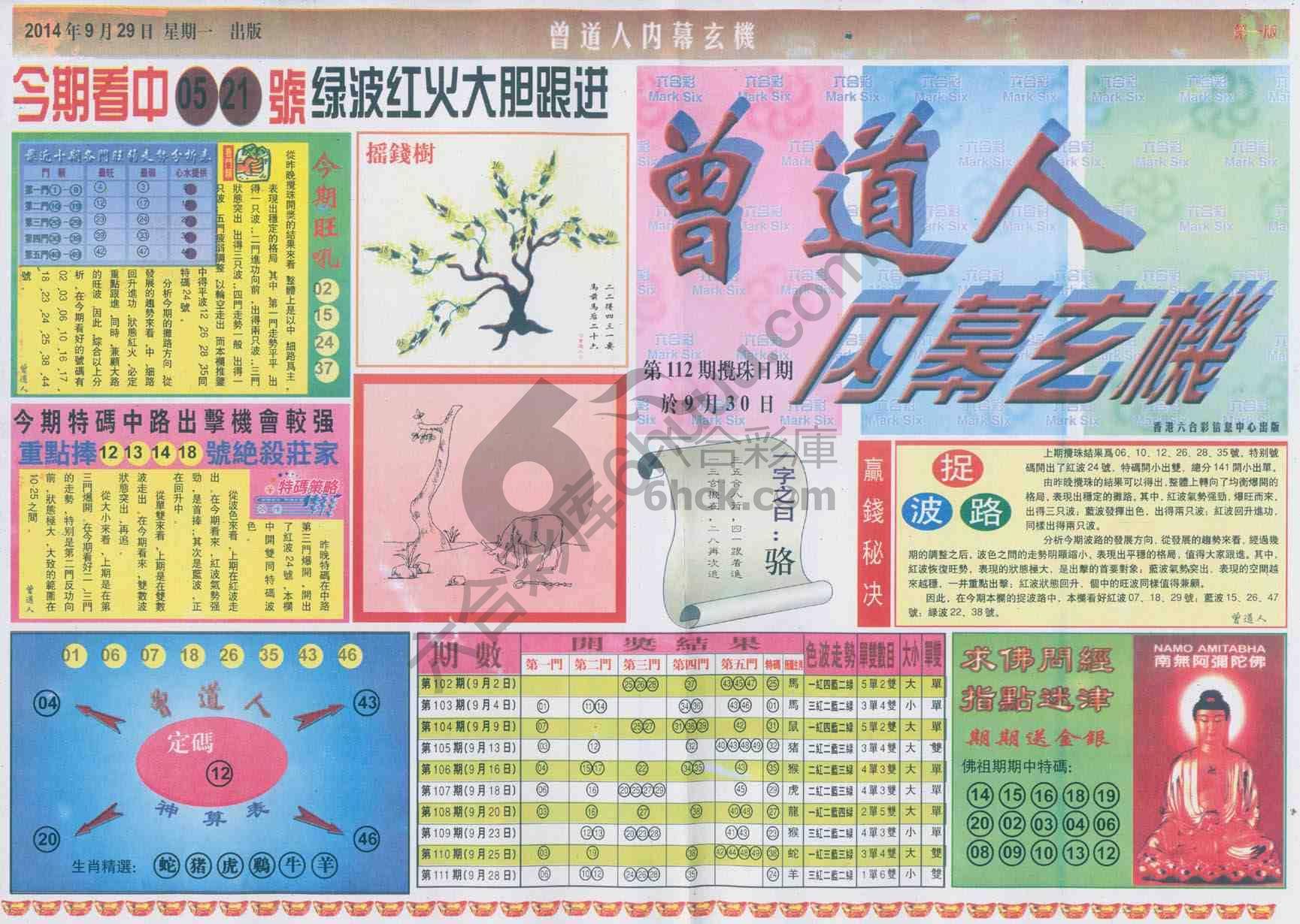 曾道人内幕玄机