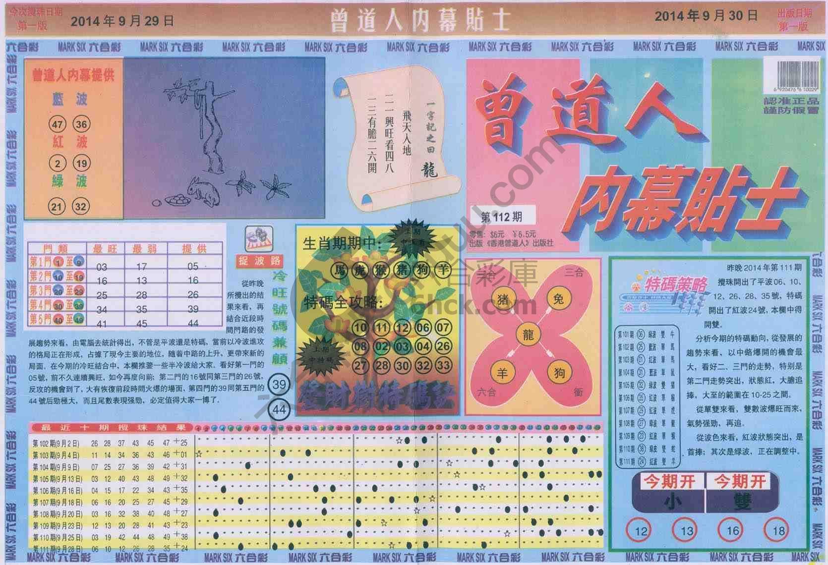 曾道人内幕贴士