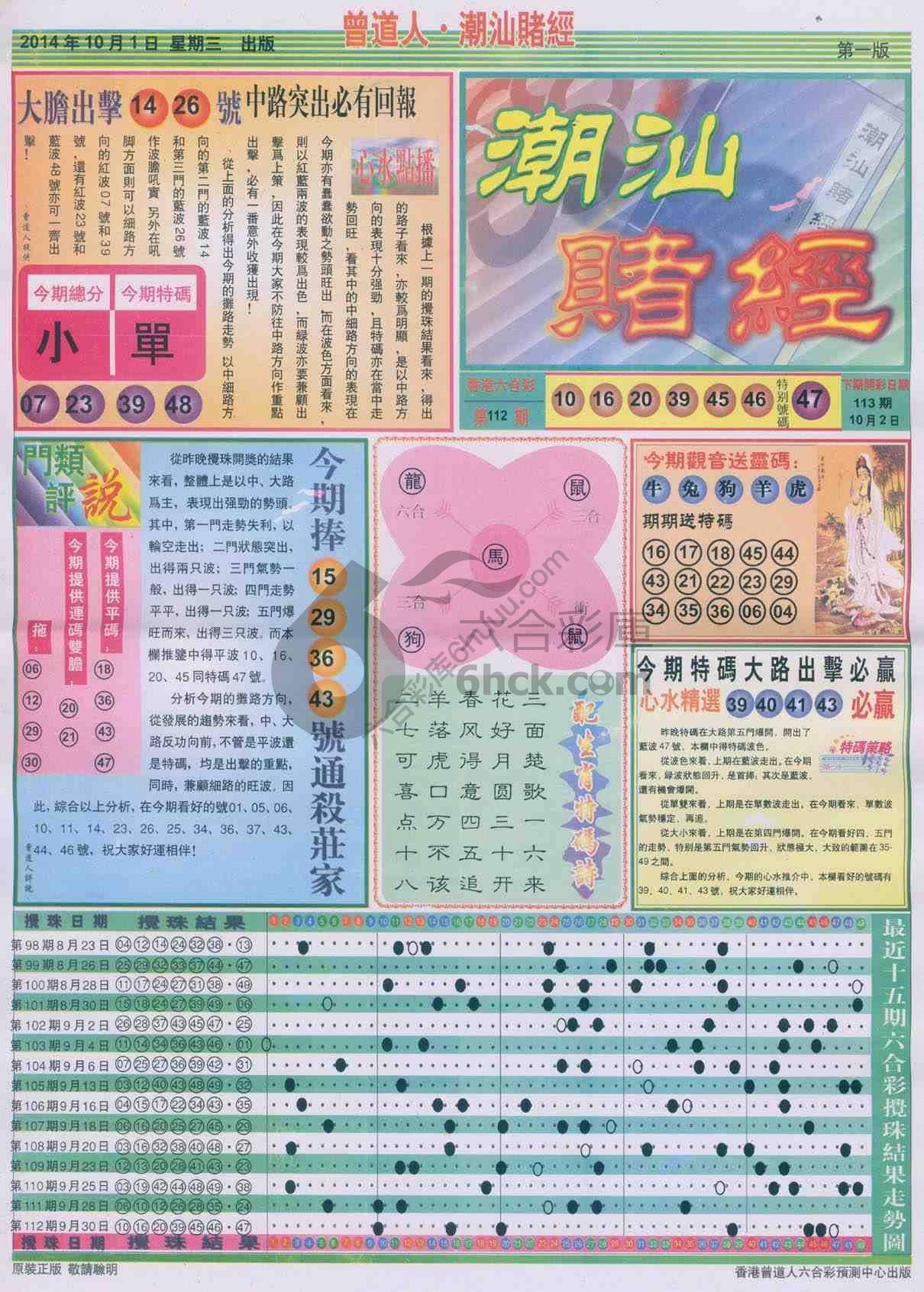 曾道人潮汕赌经