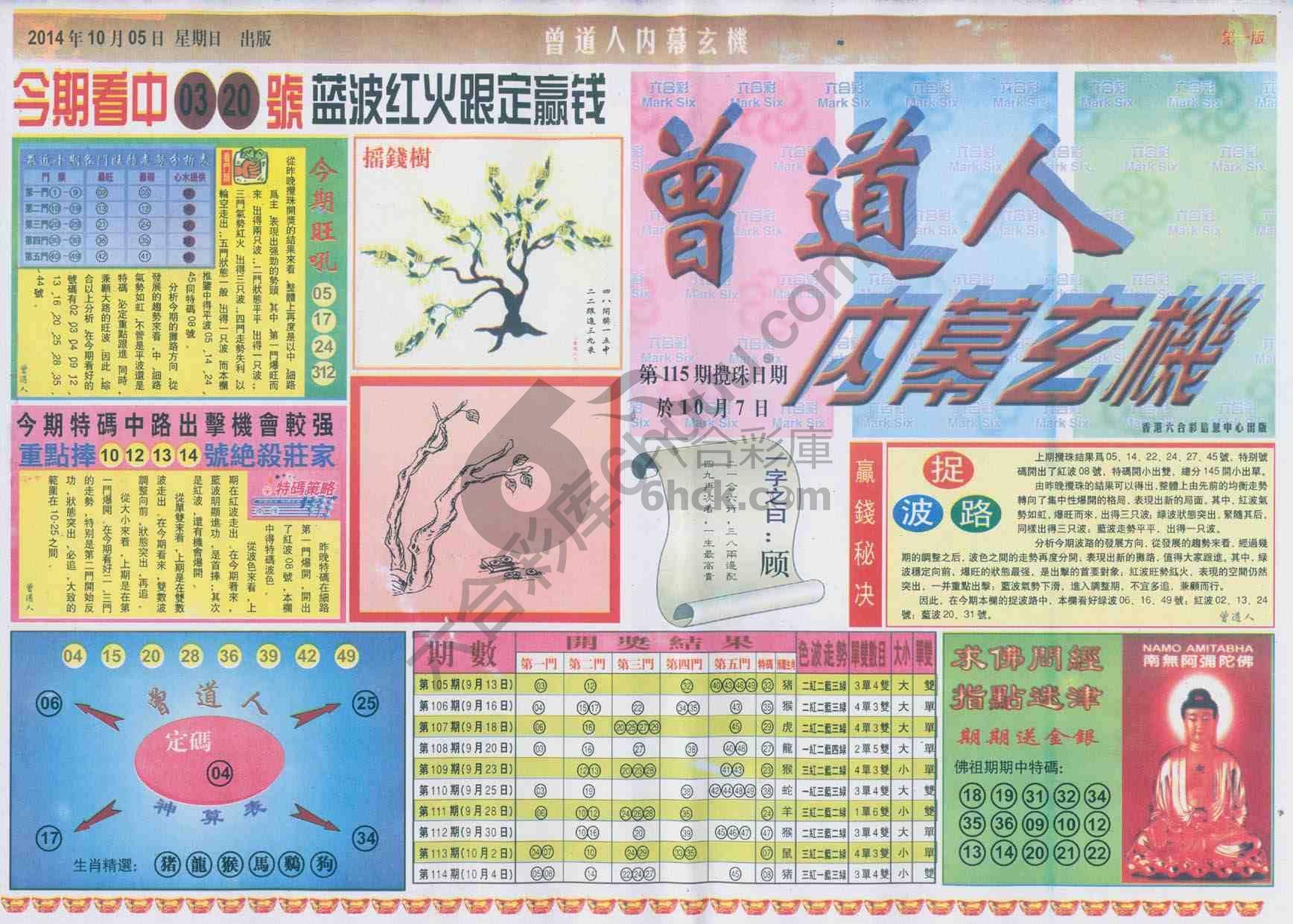 曾道人内幕玄机