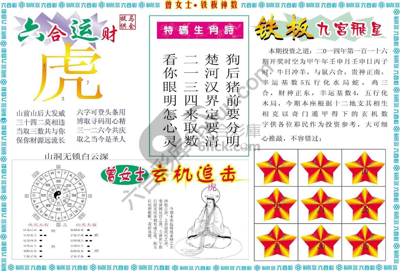 曾女士铁板神数
