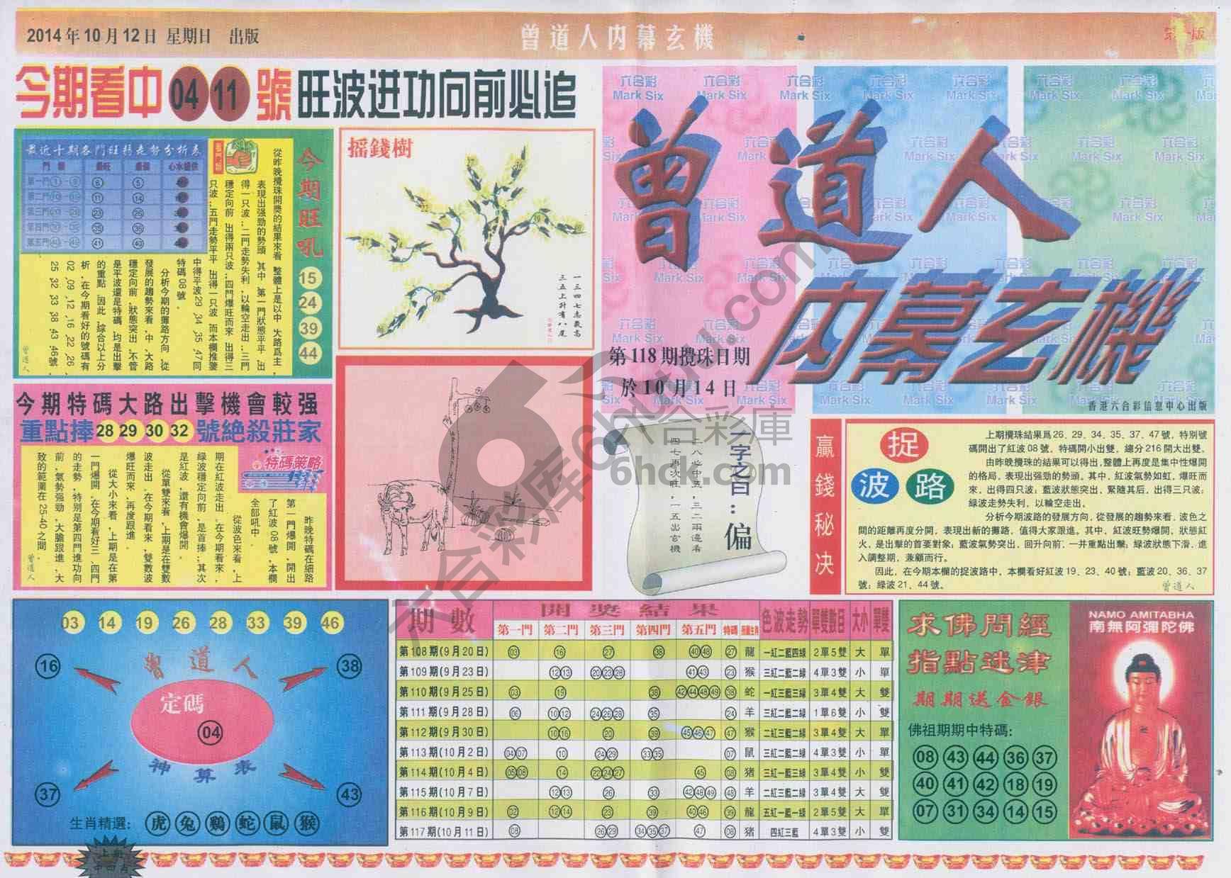曾道人内幕玄机