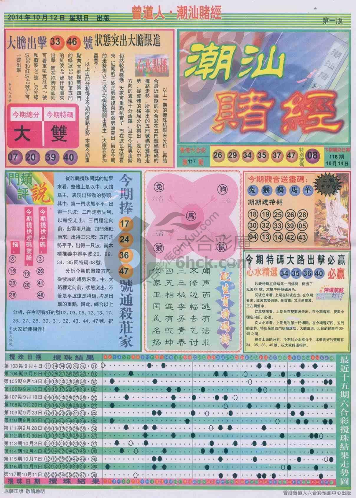 曾道人潮汕赌经