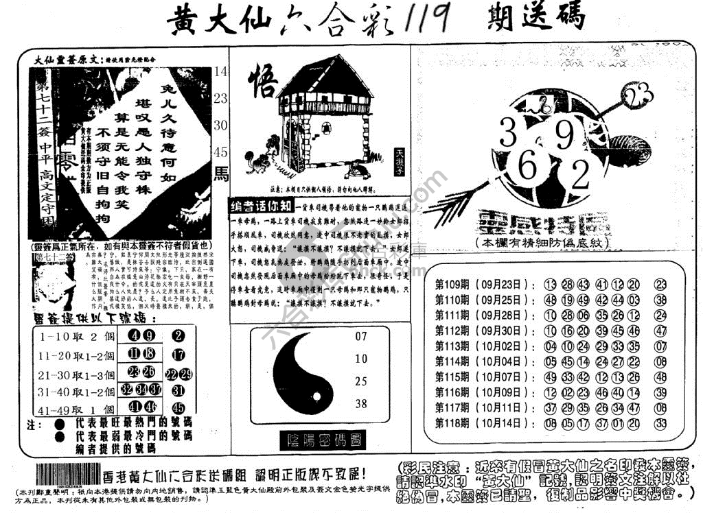 黄大仙射箭图