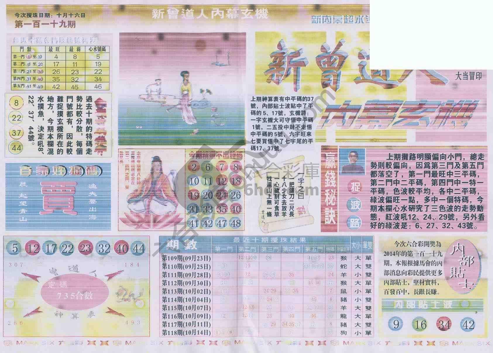 新曾道人内幕玄机