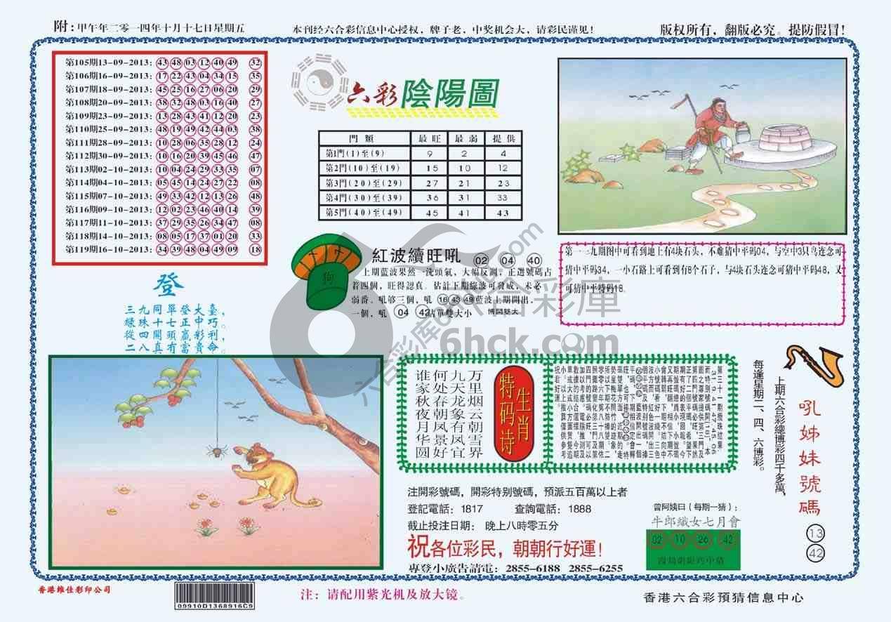 六彩阴阳图