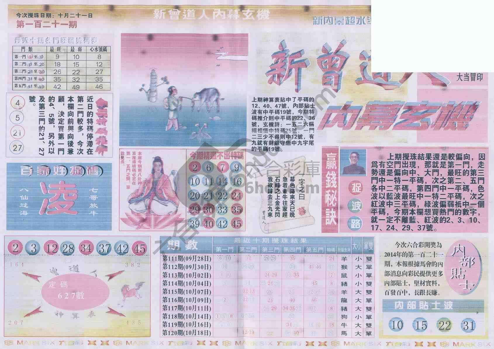 新曾道人内幕玄机