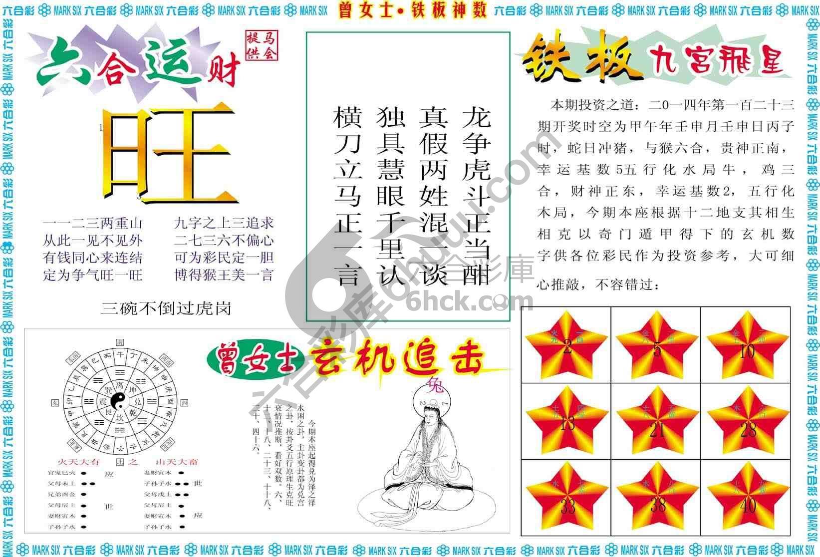 曾女士铁板神数