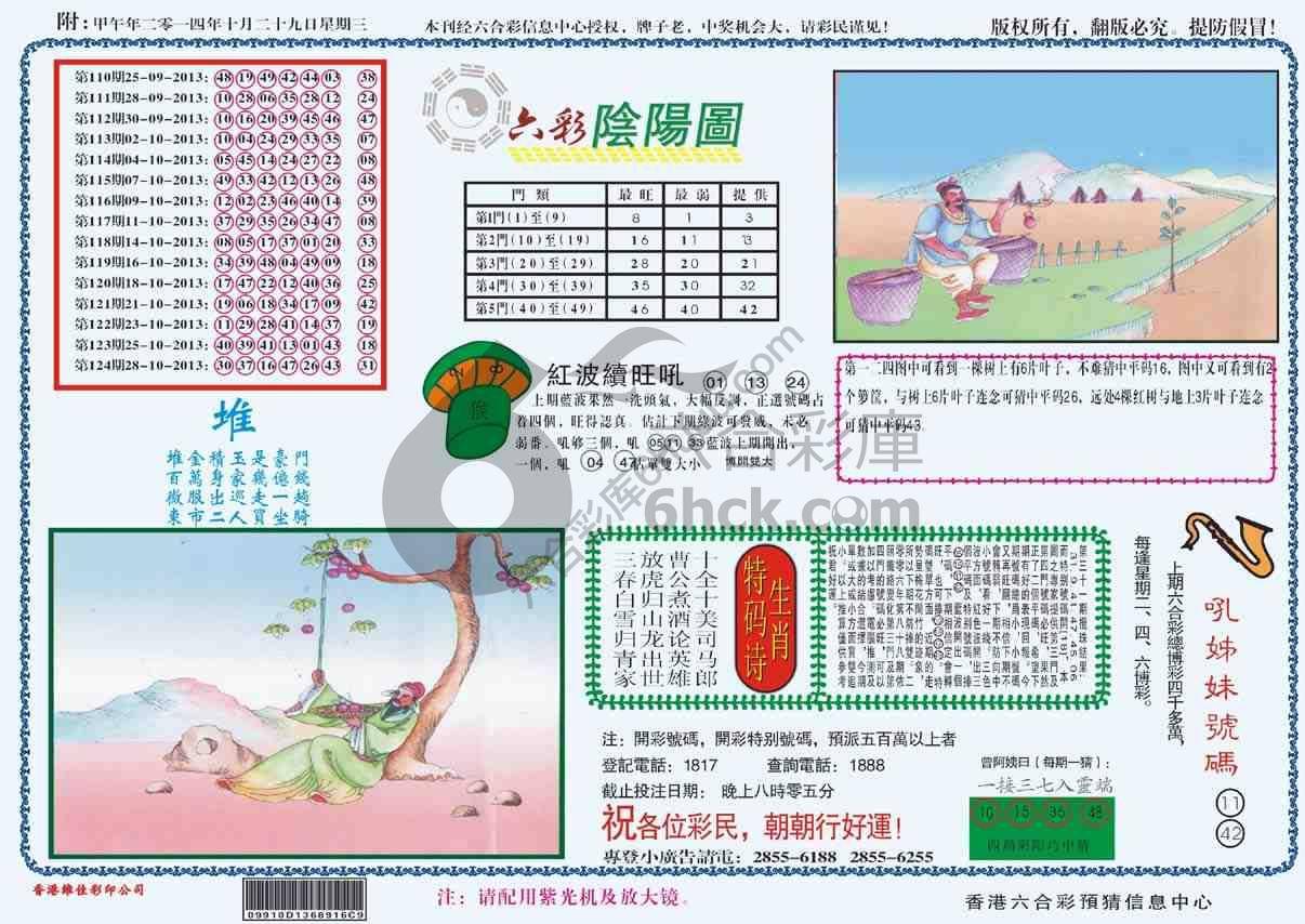 六彩阴阳图