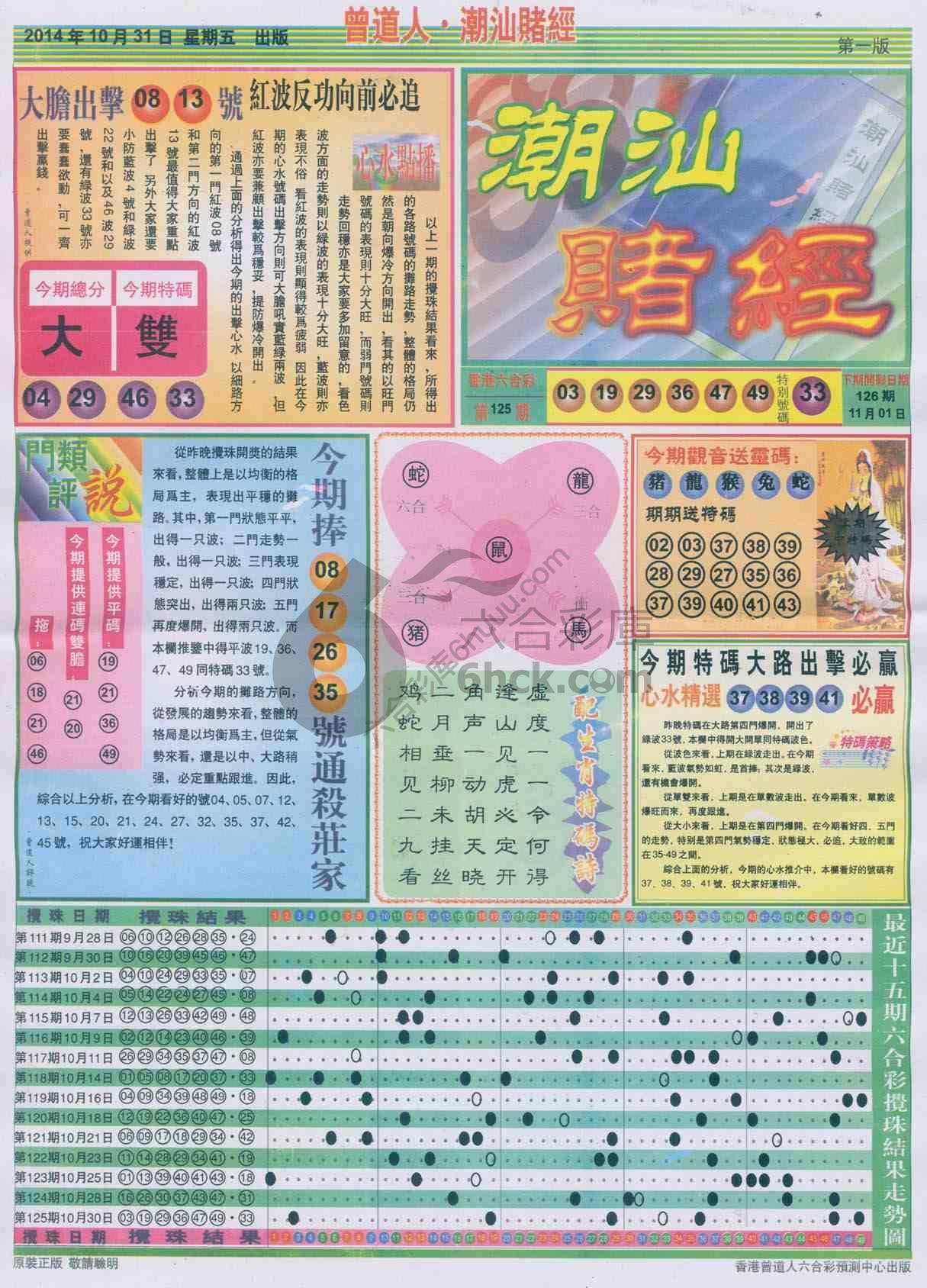 曾道人潮汕赌经