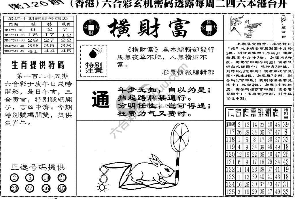 横财富