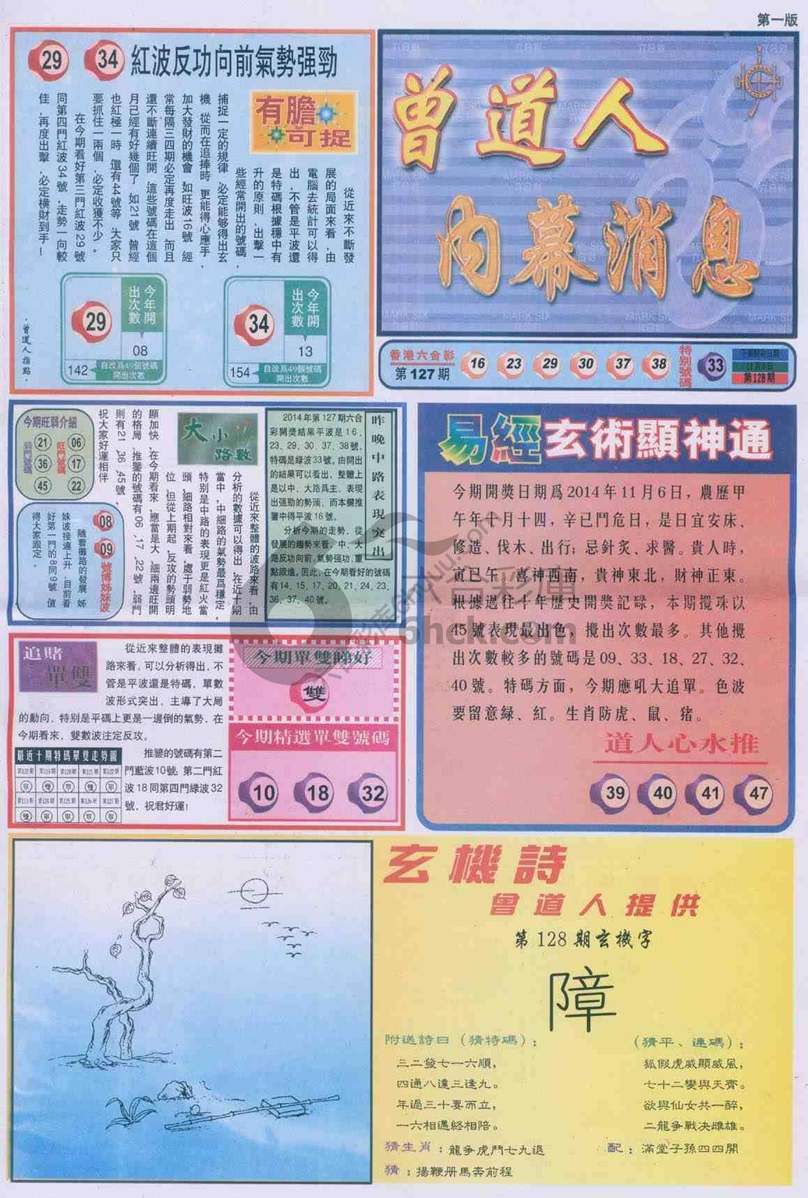 曾道人内幕消息
