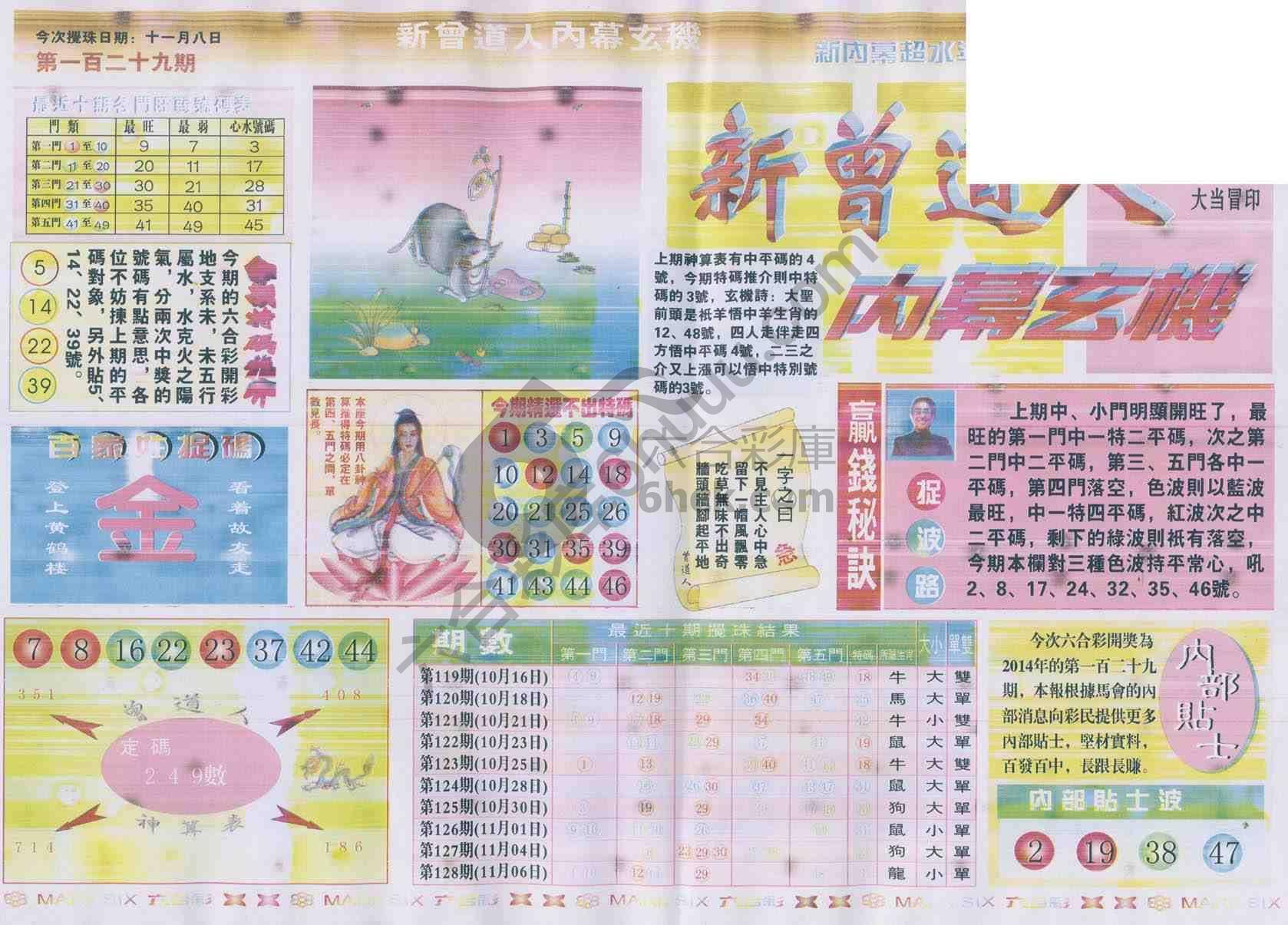 新曾道人内幕玄机