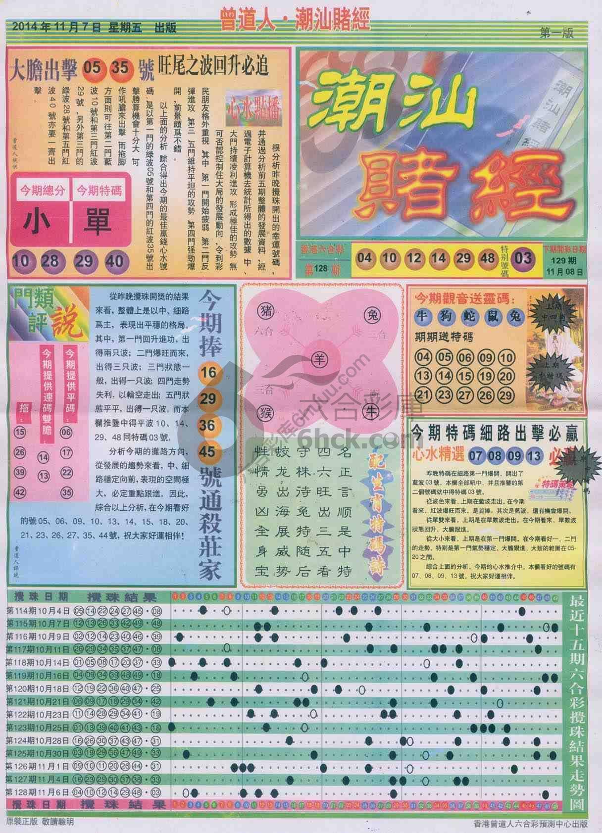 曾道人潮汕赌经
