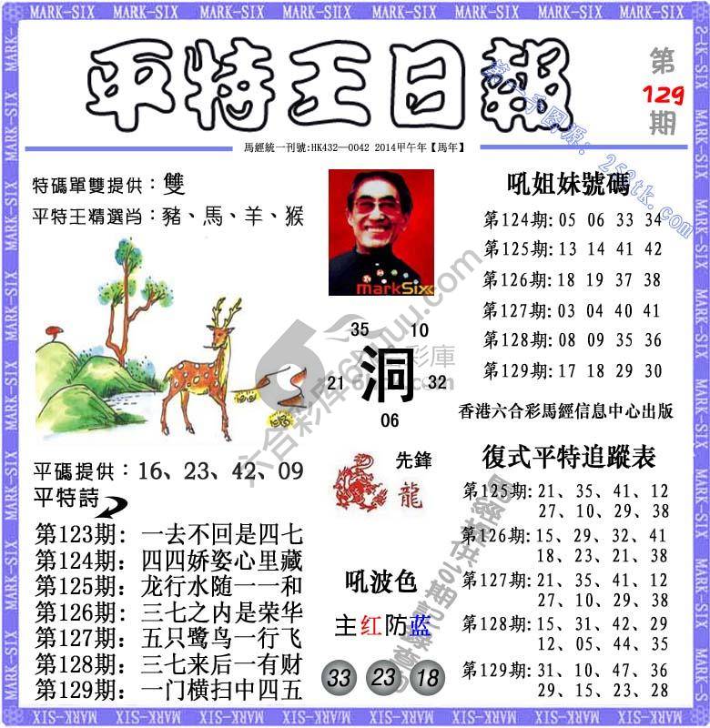 平特王日报