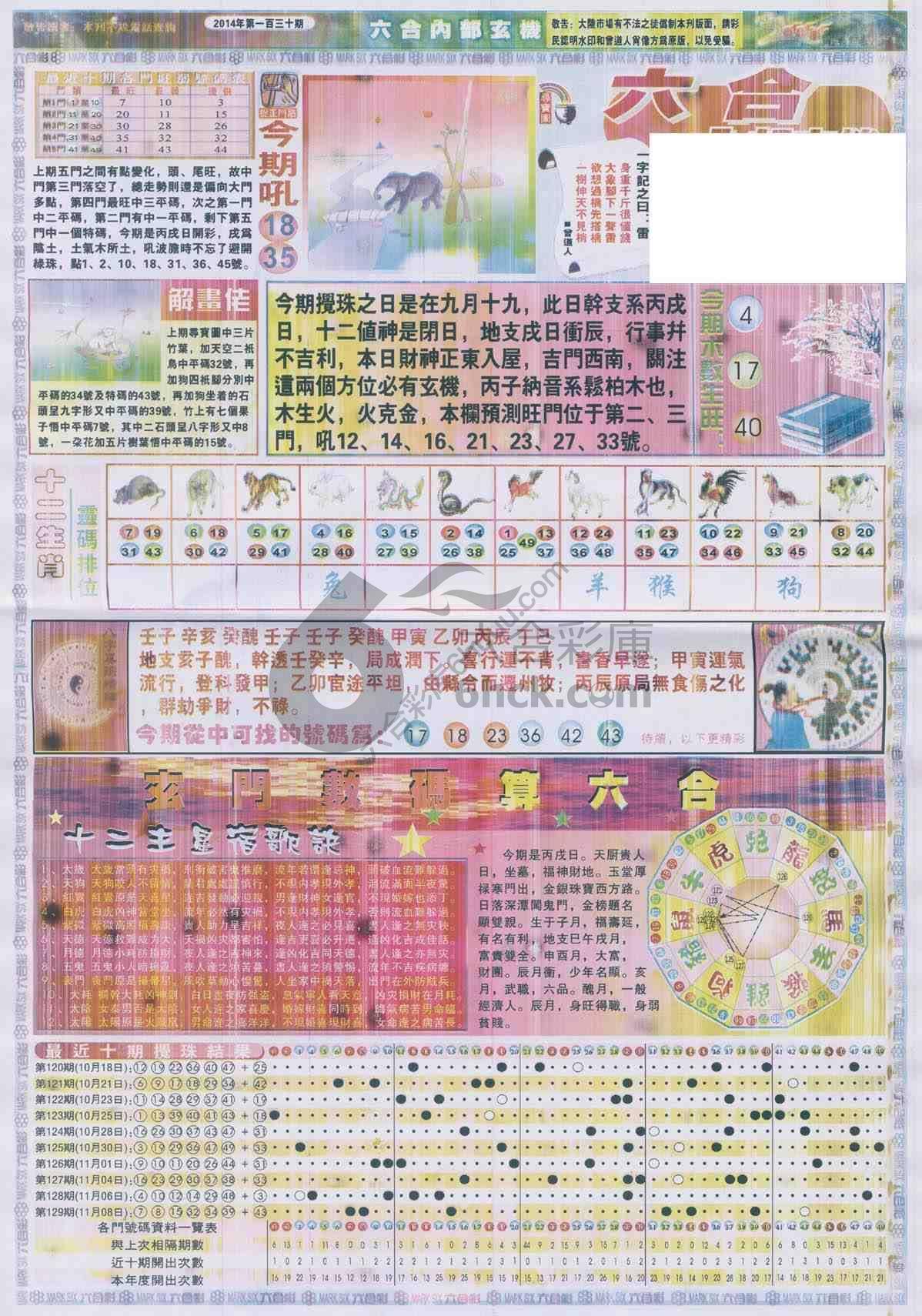 六合内部玄机