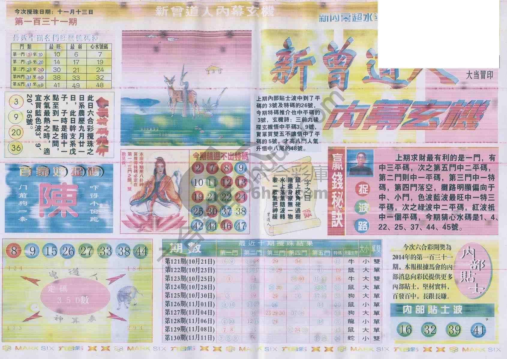 新曾道人内幕玄机