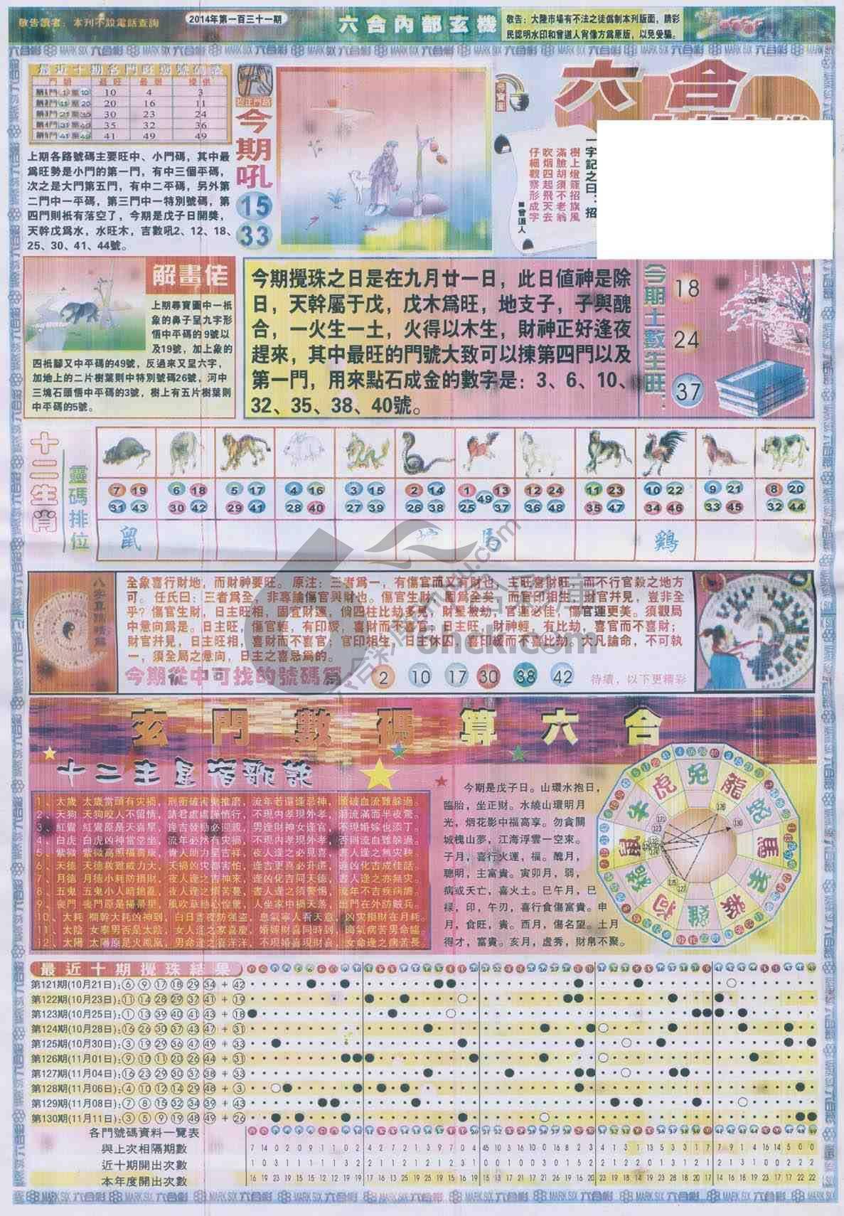 六合内部玄机