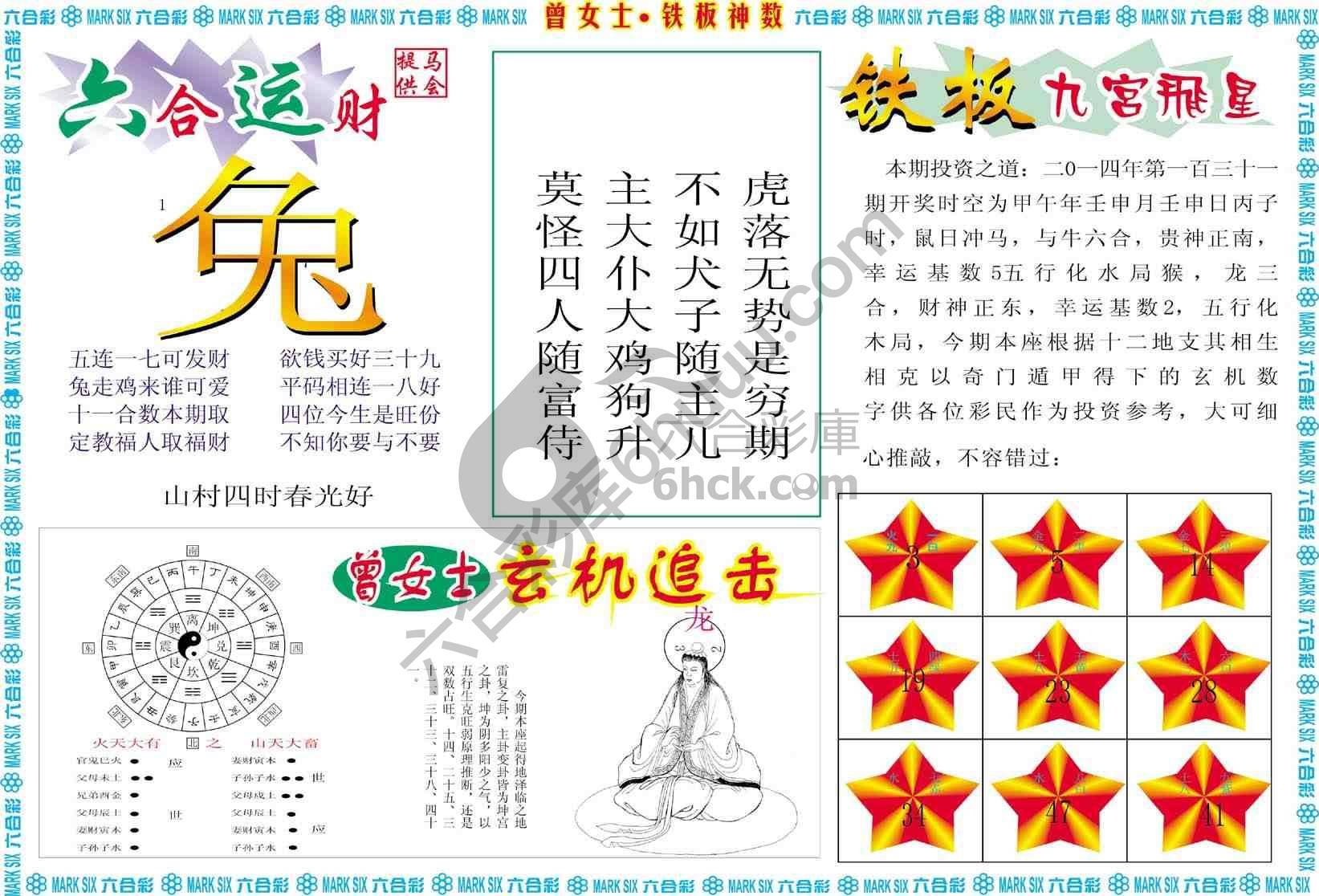 曾女士铁板神数