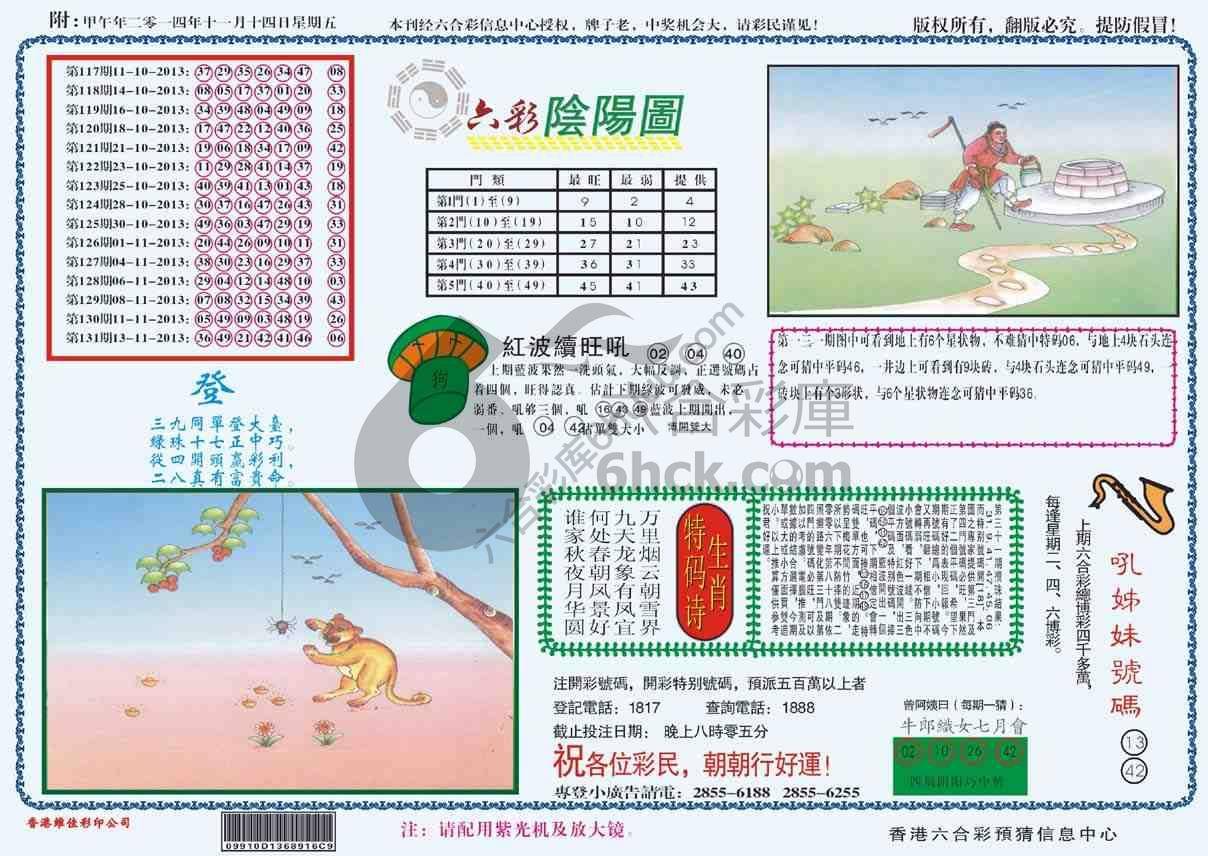 六彩阴阳图