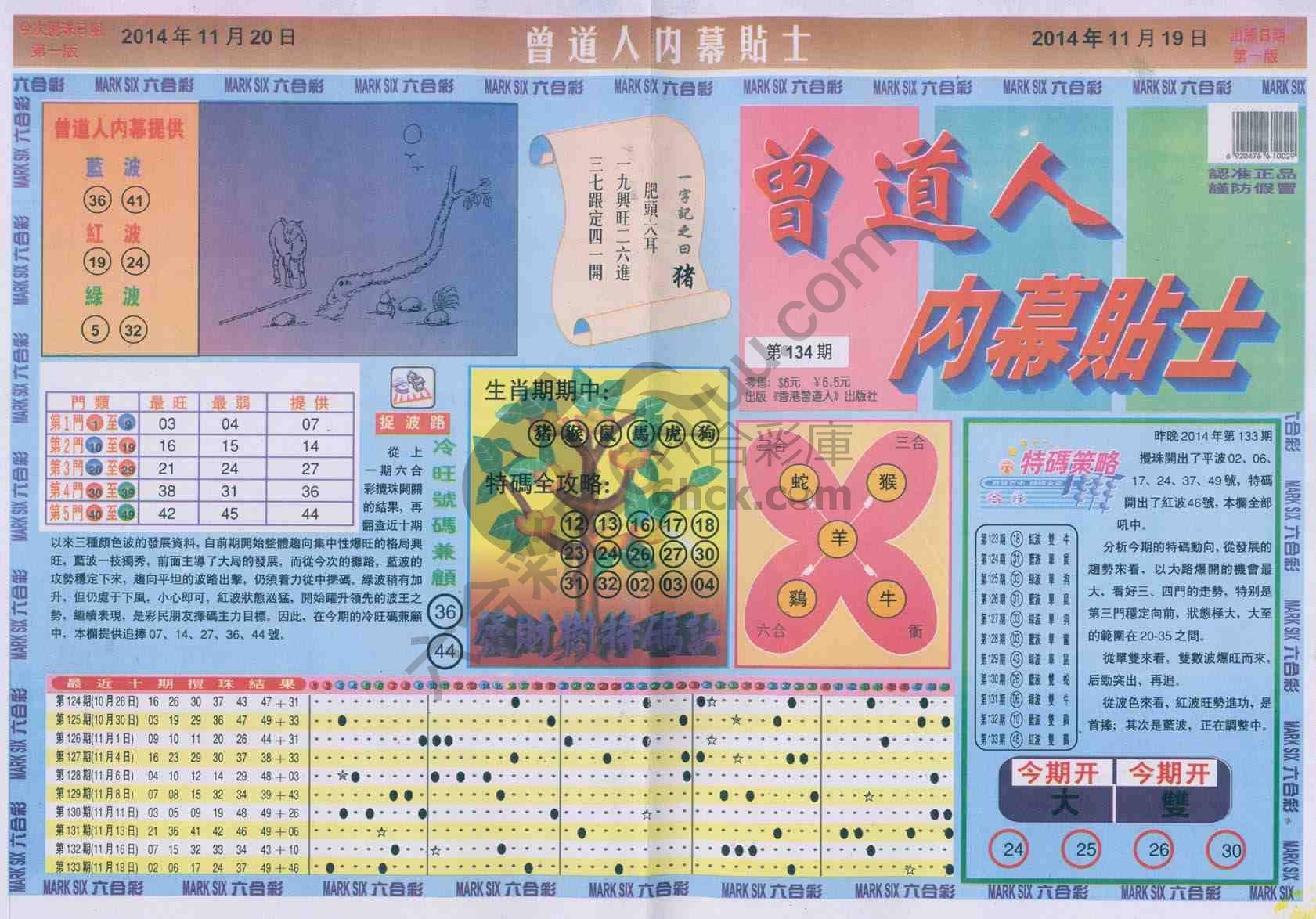 曾道人内幕贴士