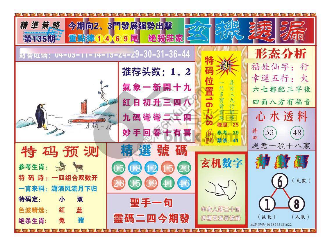 玄机透漏