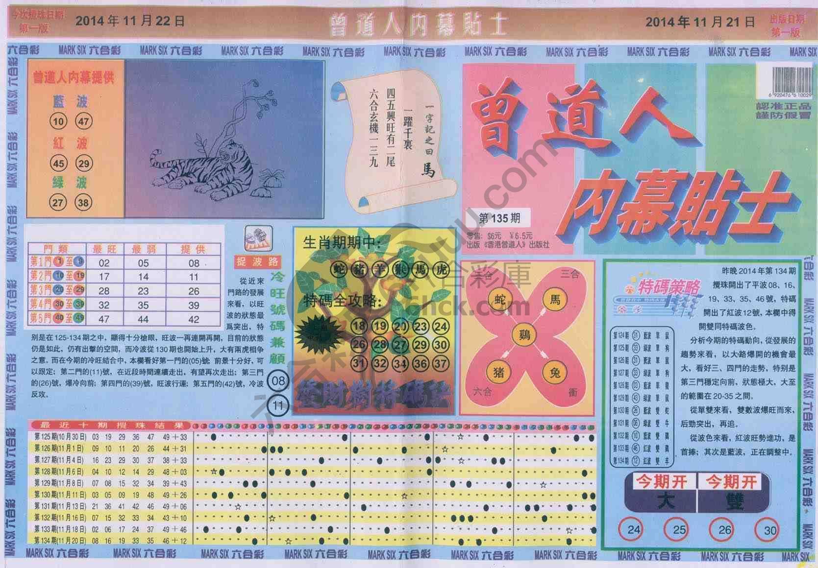 曾道人内幕贴士
