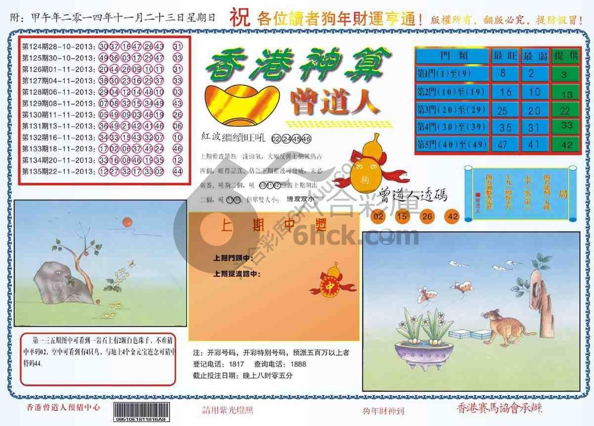 香港神算曾道人