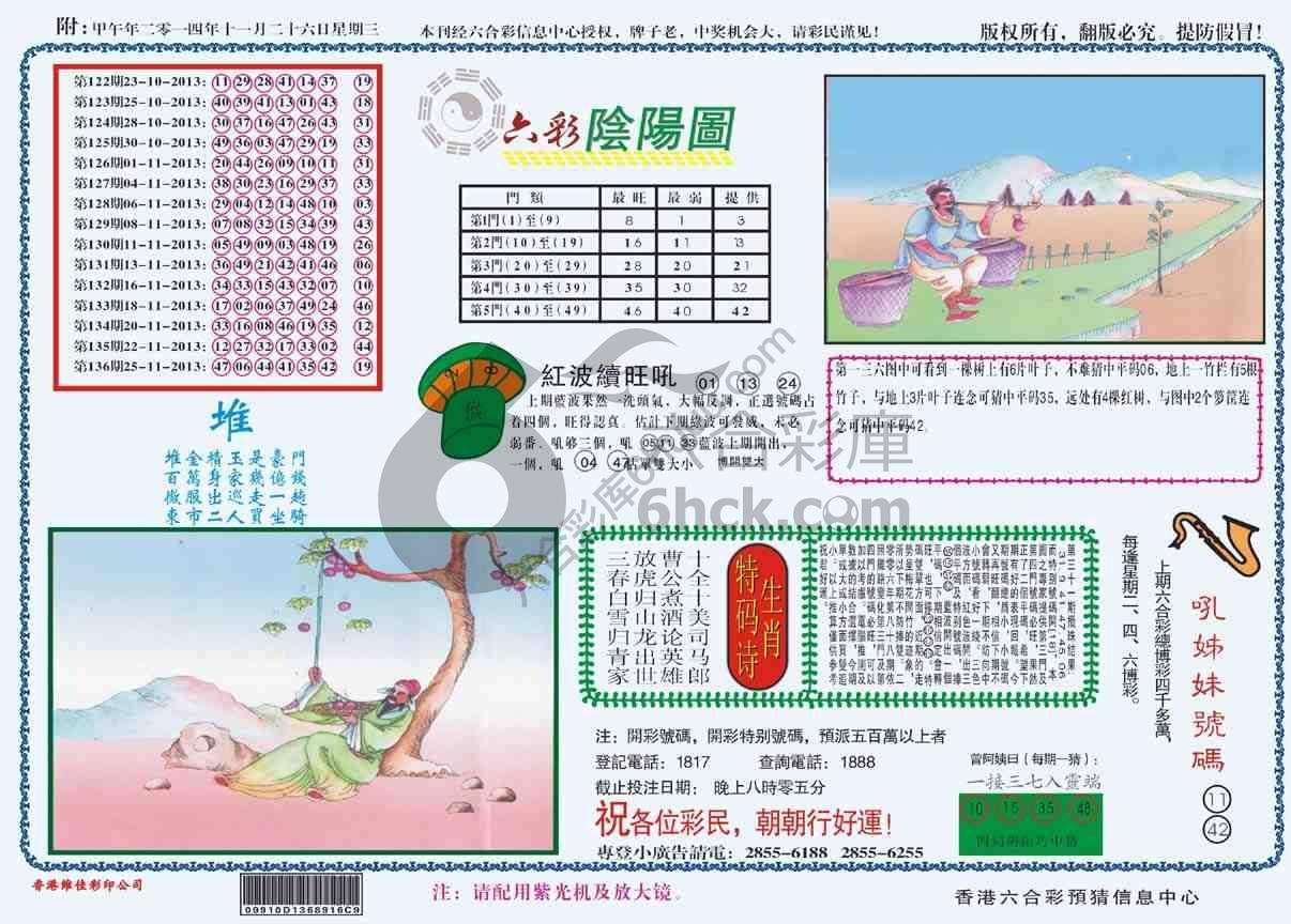 六彩阴阳图