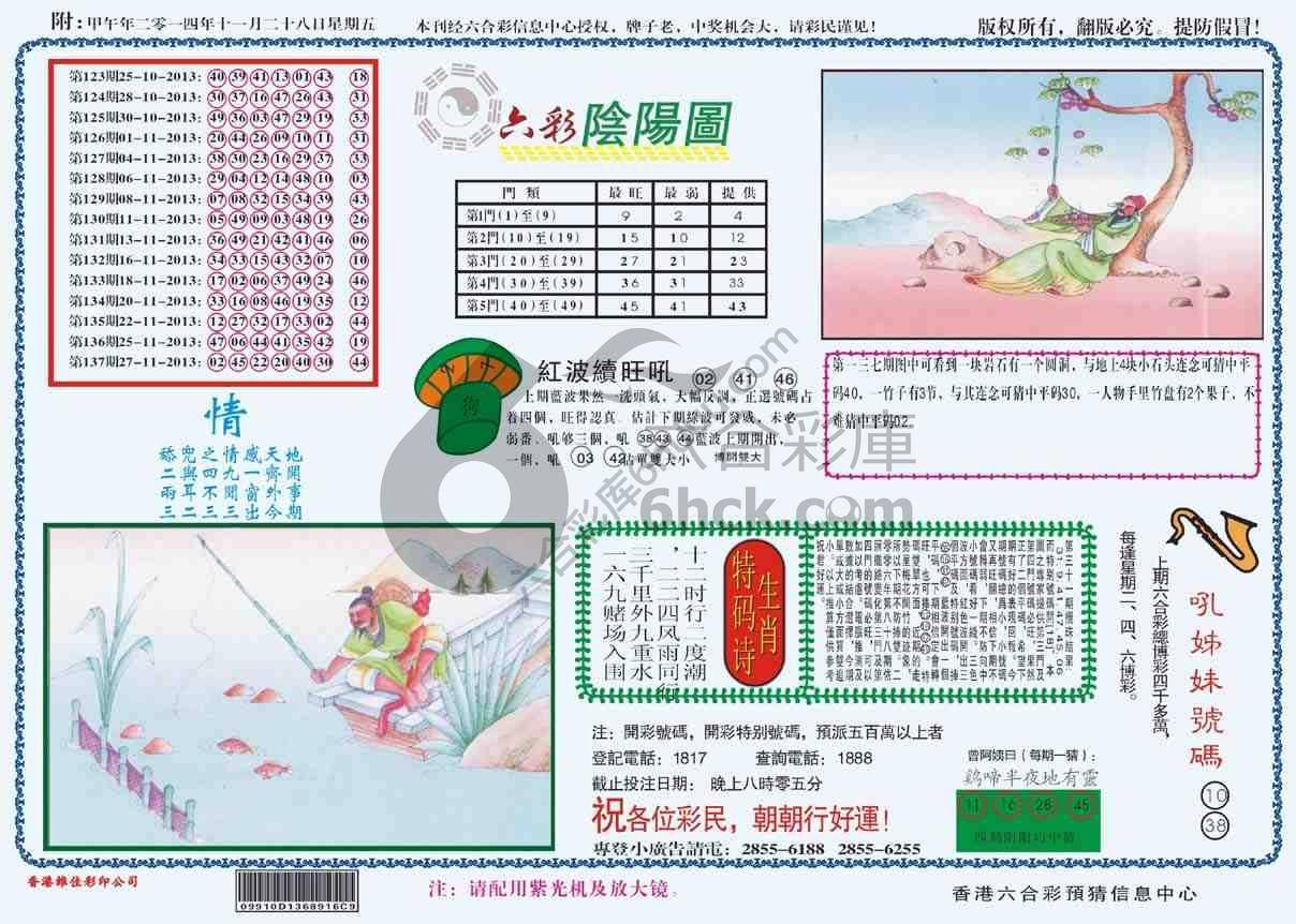 六彩阴阳图