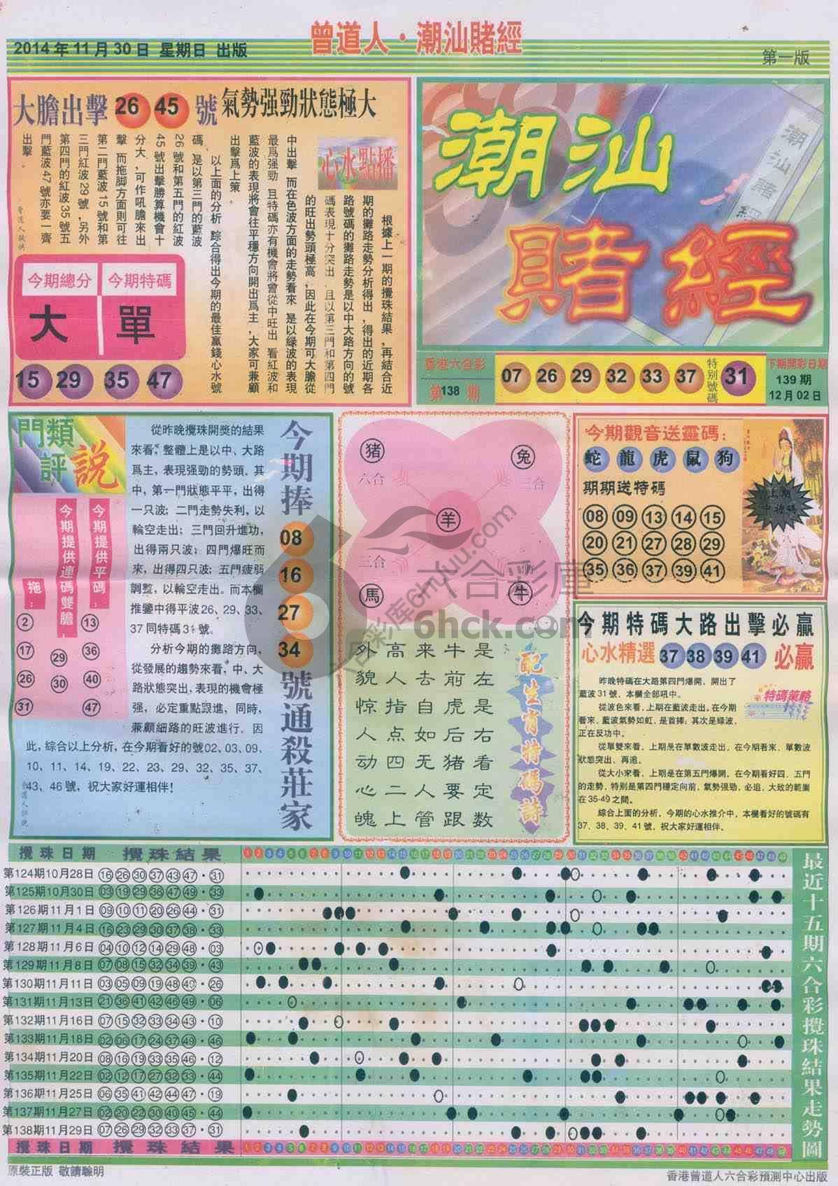 曾道人潮汕赌经