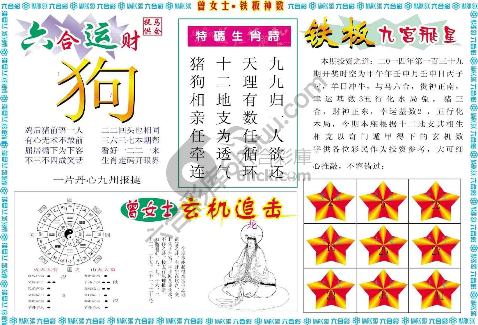 曾女士铁板神数