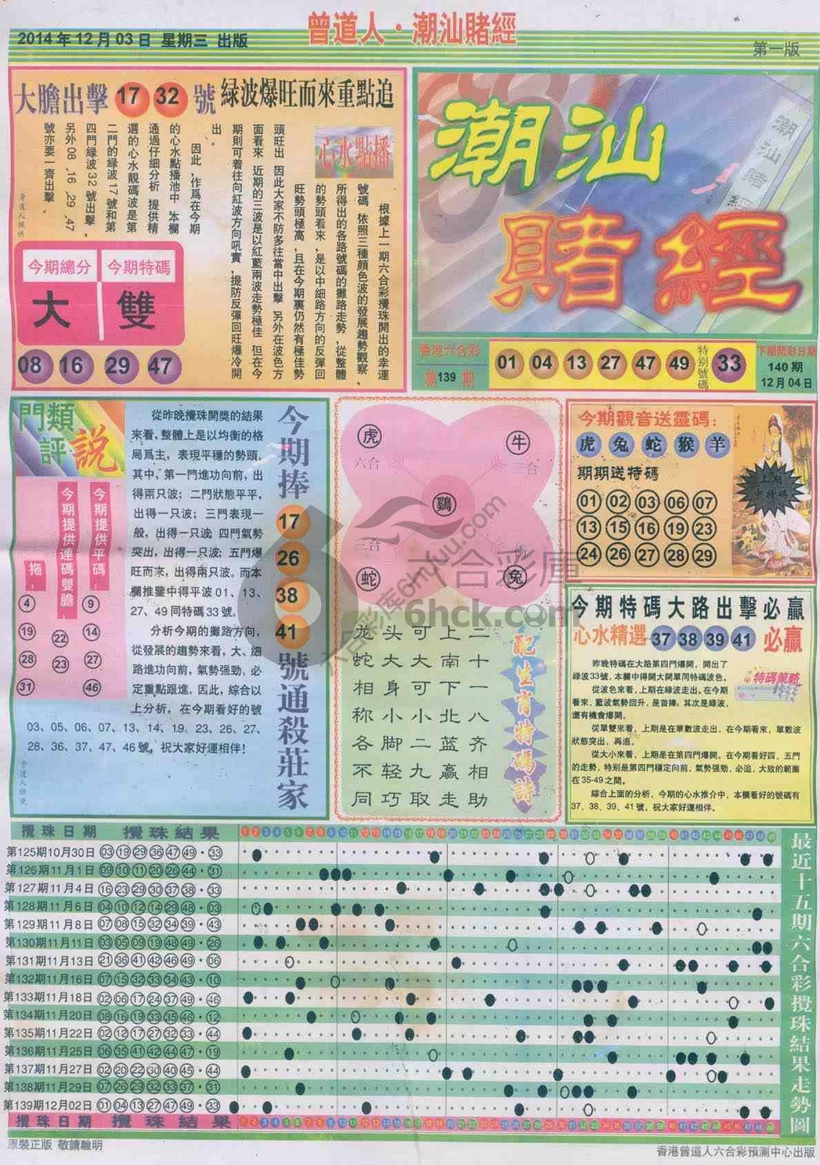 曾道人潮汕赌经